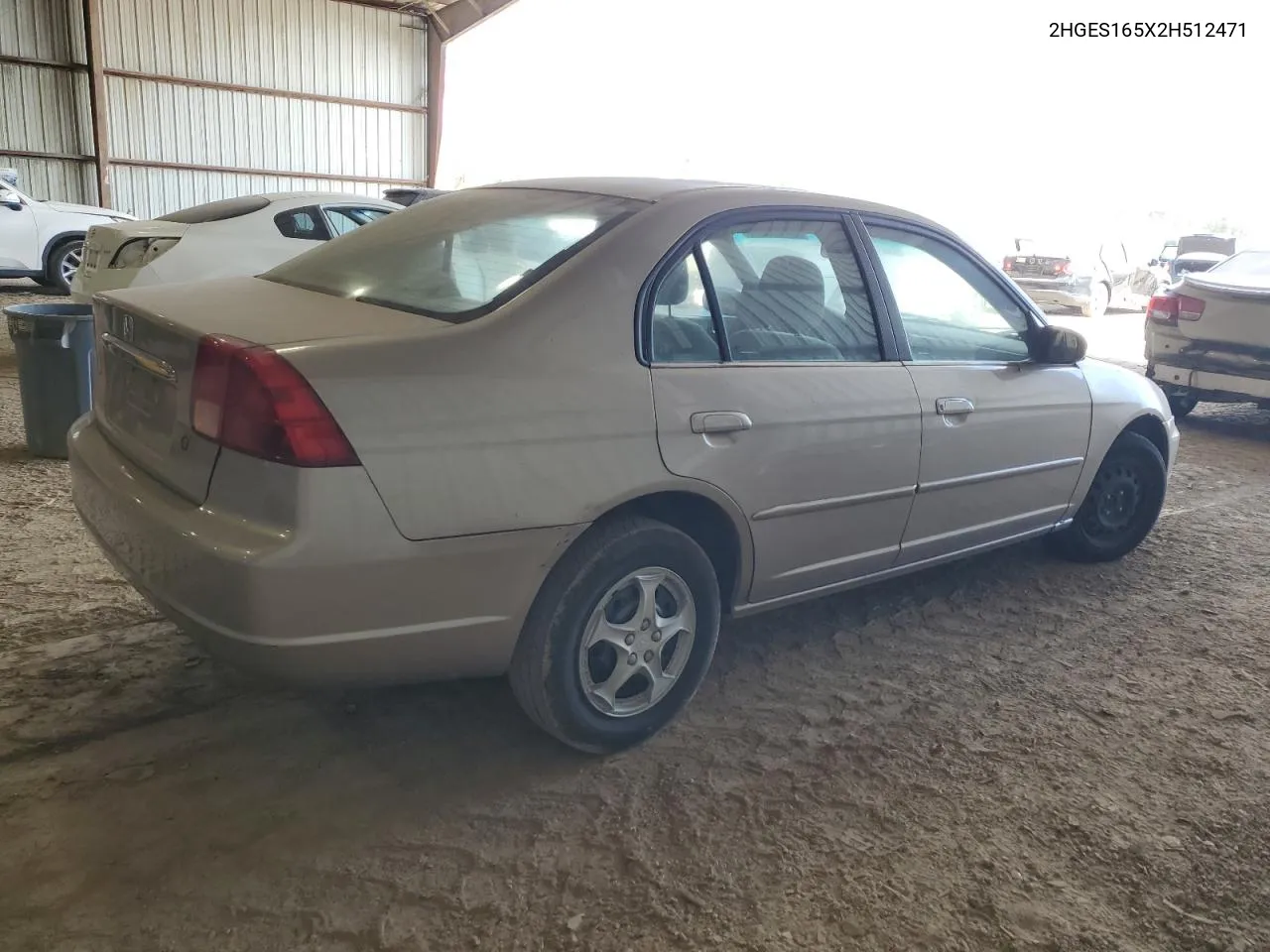 2002 Honda Civic Lx VIN: 2HGES165X2H512471 Lot: 74489314