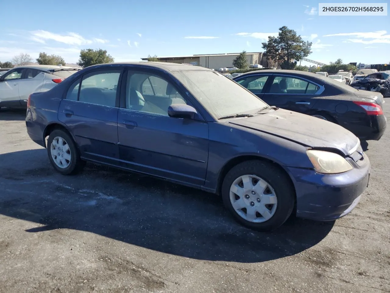 2HGES26702H568295 2002 Honda Civic Ex