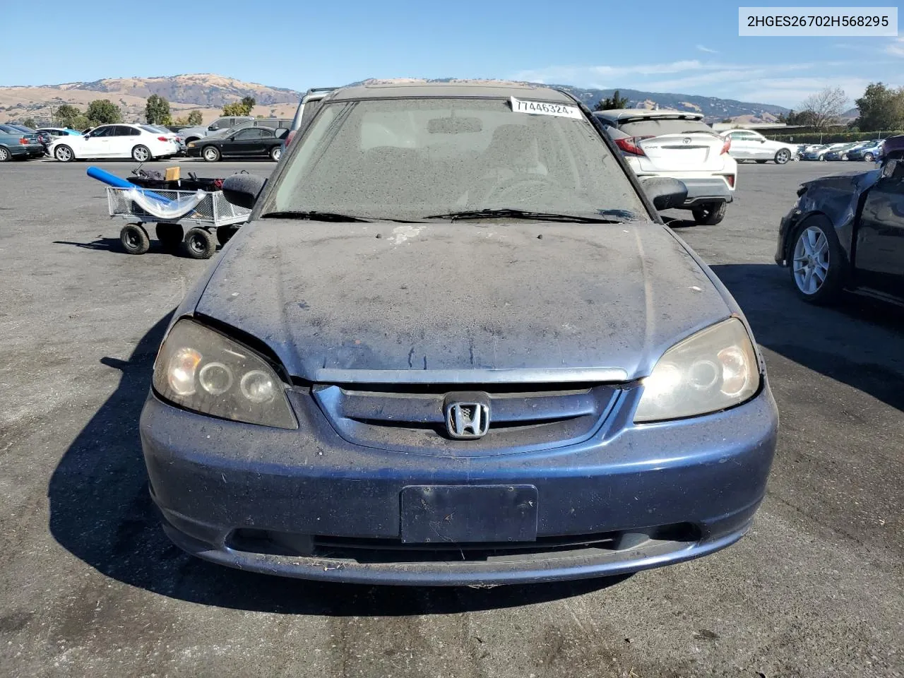 2HGES26702H568295 2002 Honda Civic Ex