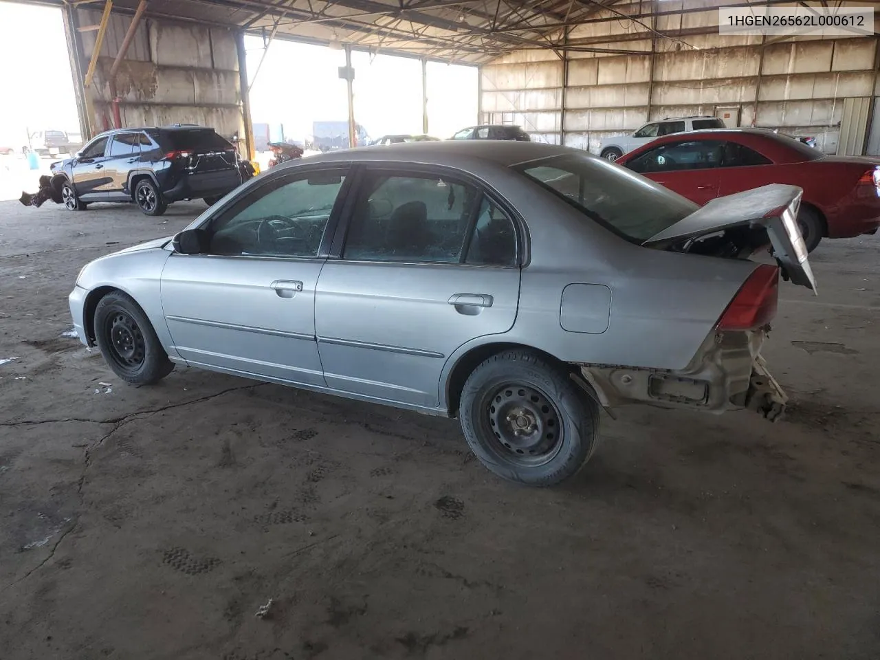 2002 Honda Civic Gx VIN: 1HGEN26562L000612 Lot: 77596944