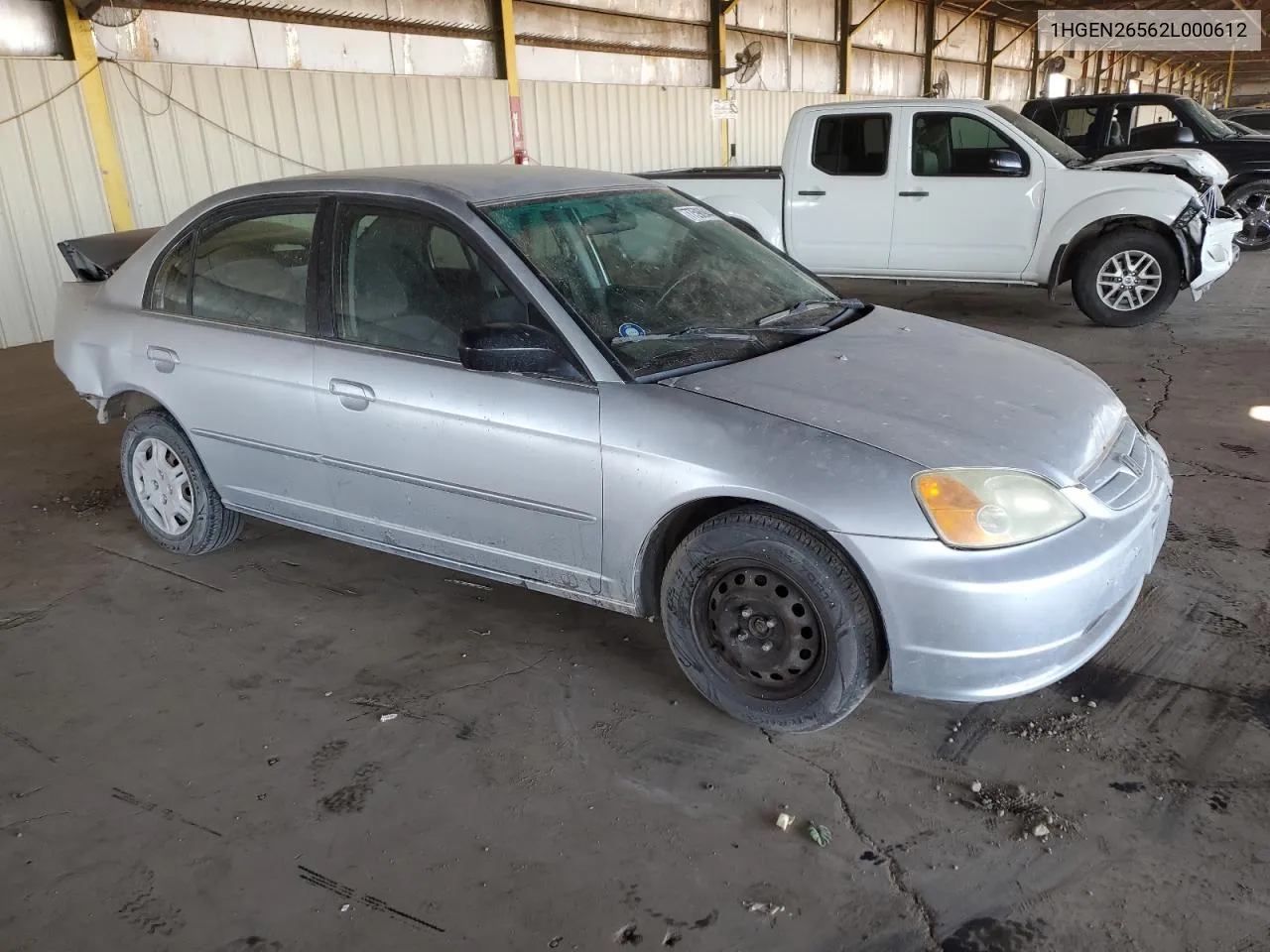 2002 Honda Civic Gx VIN: 1HGEN26562L000612 Lot: 77596944