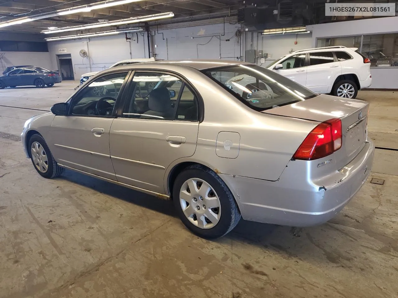 2002 Honda Civic Ex VIN: 1HGES267X2L081561 Lot: 77611084