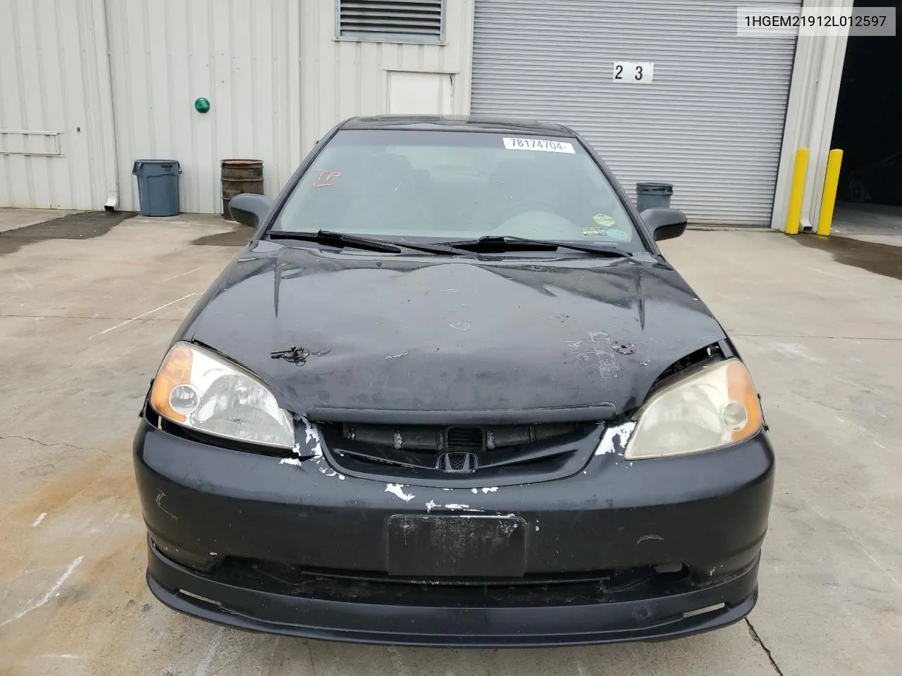 2002 Honda Civic Ex VIN: 1HGEM21912L012597 Lot: 78174704