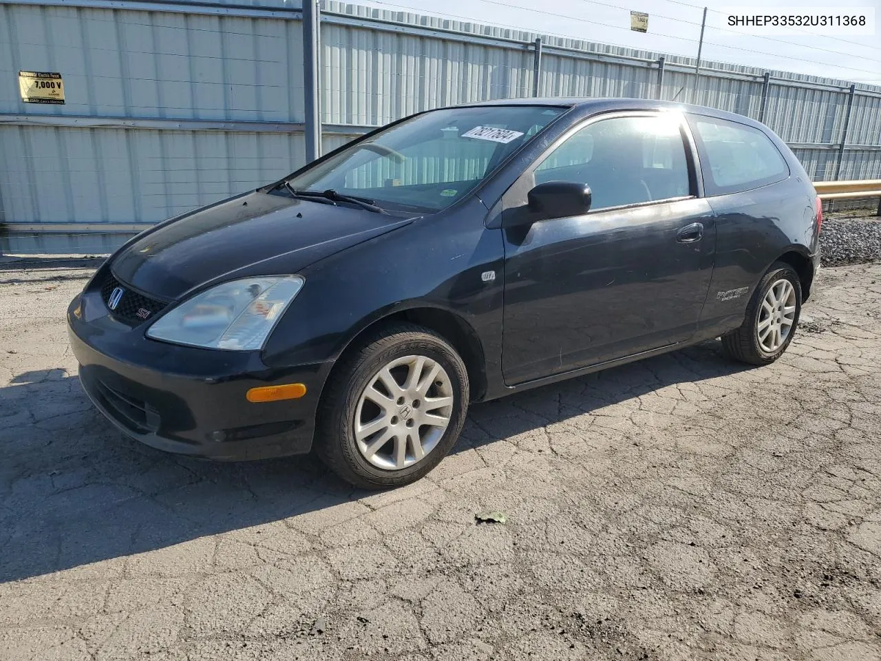 2002 Honda Civic Si VIN: SHHEP33532U311368 Lot: 78217604