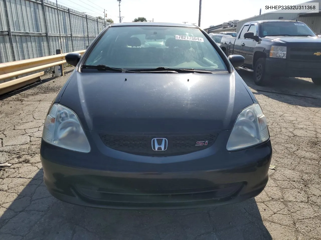 2002 Honda Civic Si VIN: SHHEP33532U311368 Lot: 78217604