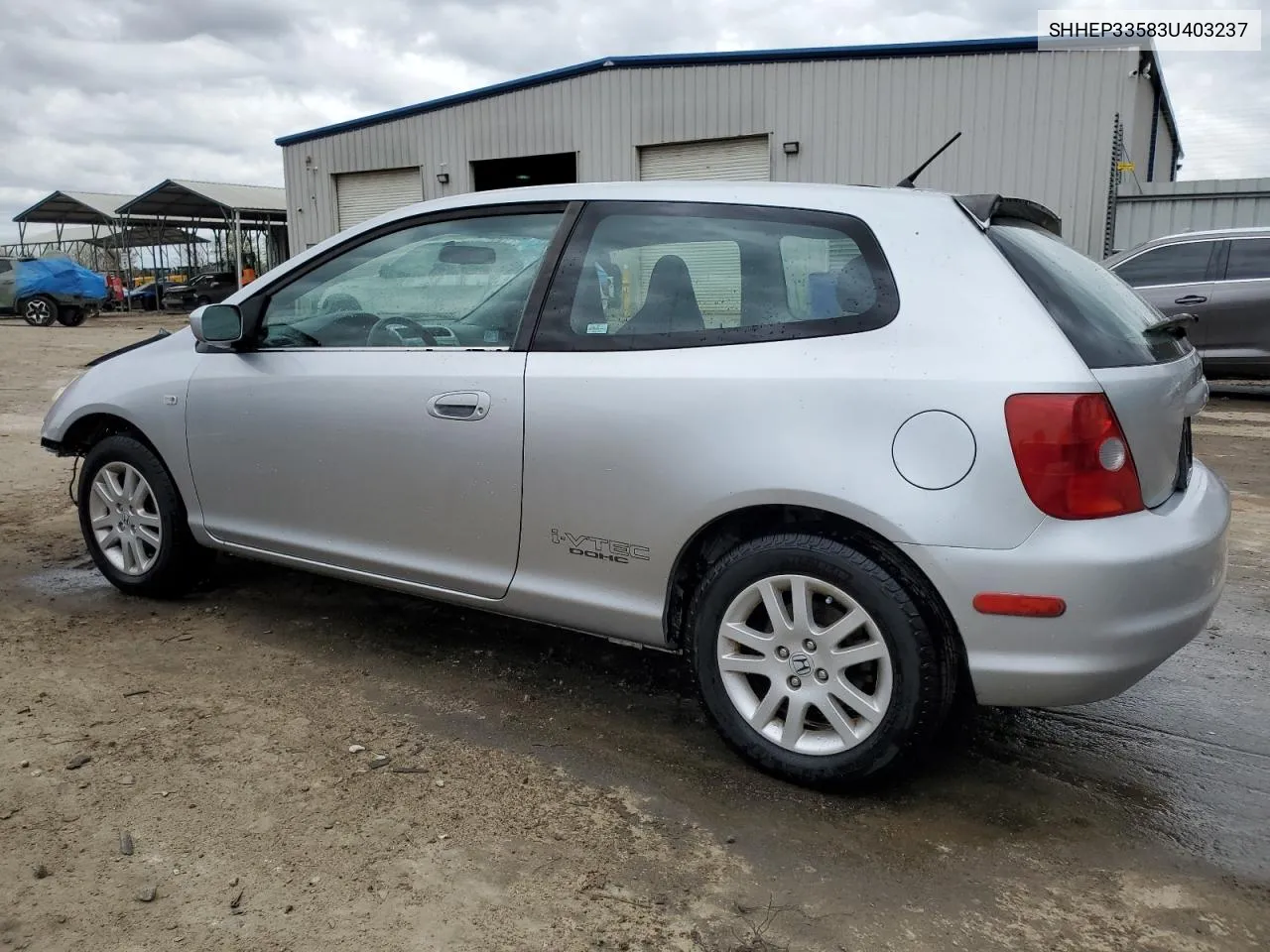 2003 Honda Civic Si VIN: SHHEP33583U403237 Lot: 46085014