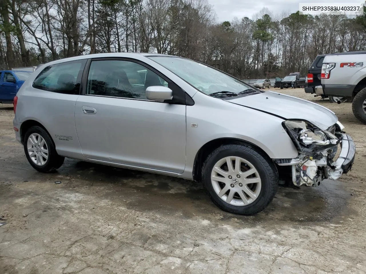 2003 Honda Civic Si VIN: SHHEP33583U403237 Lot: 46085014