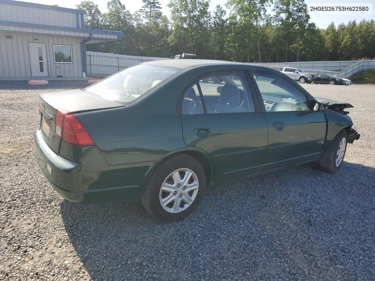 2003 Honda Civic Ex VIN: 2HGES26753H622580 Lot: 56244834