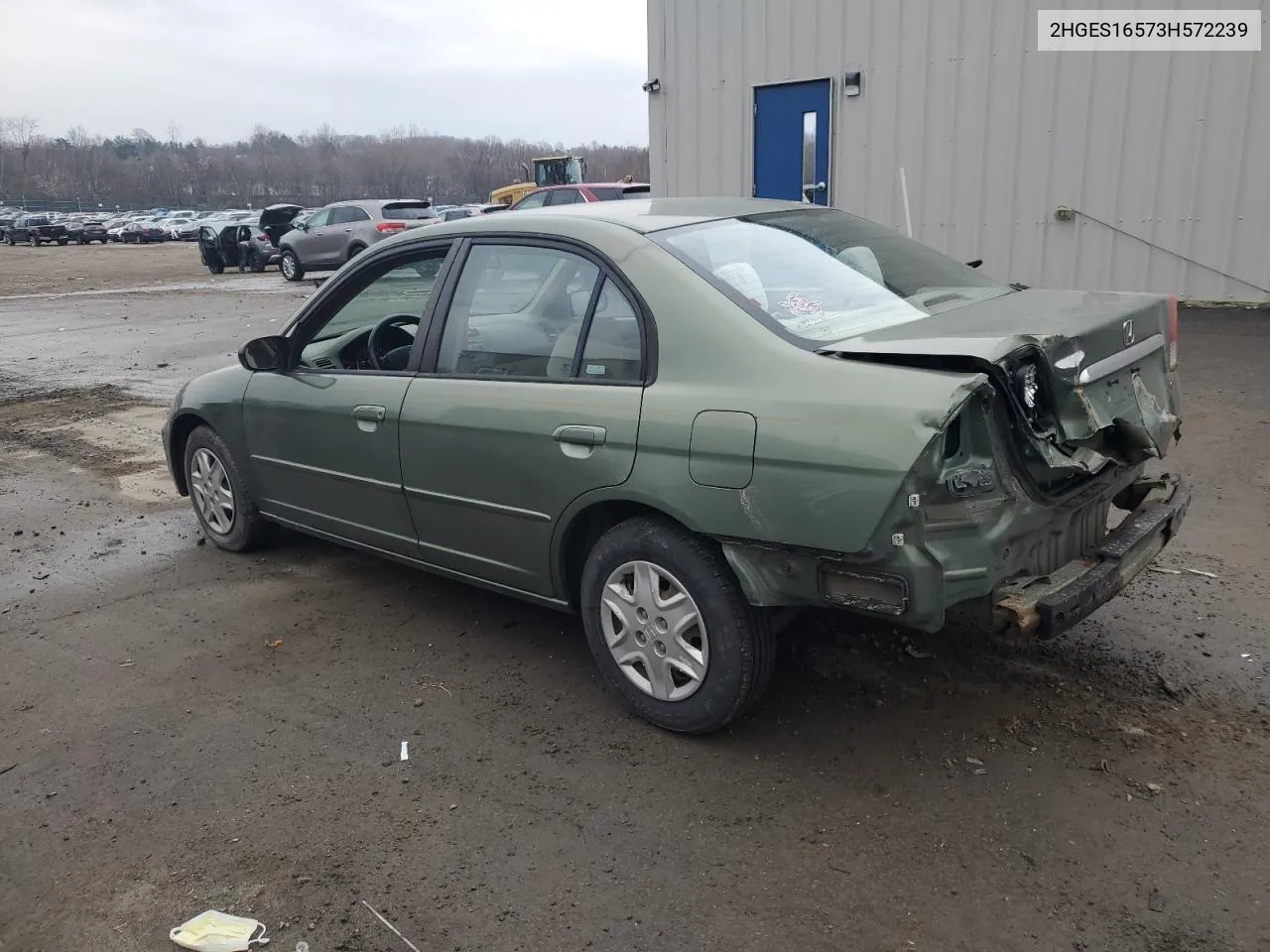 2003 Honda Civic Lx VIN: 2HGES16573H572239 Lot: 58300134