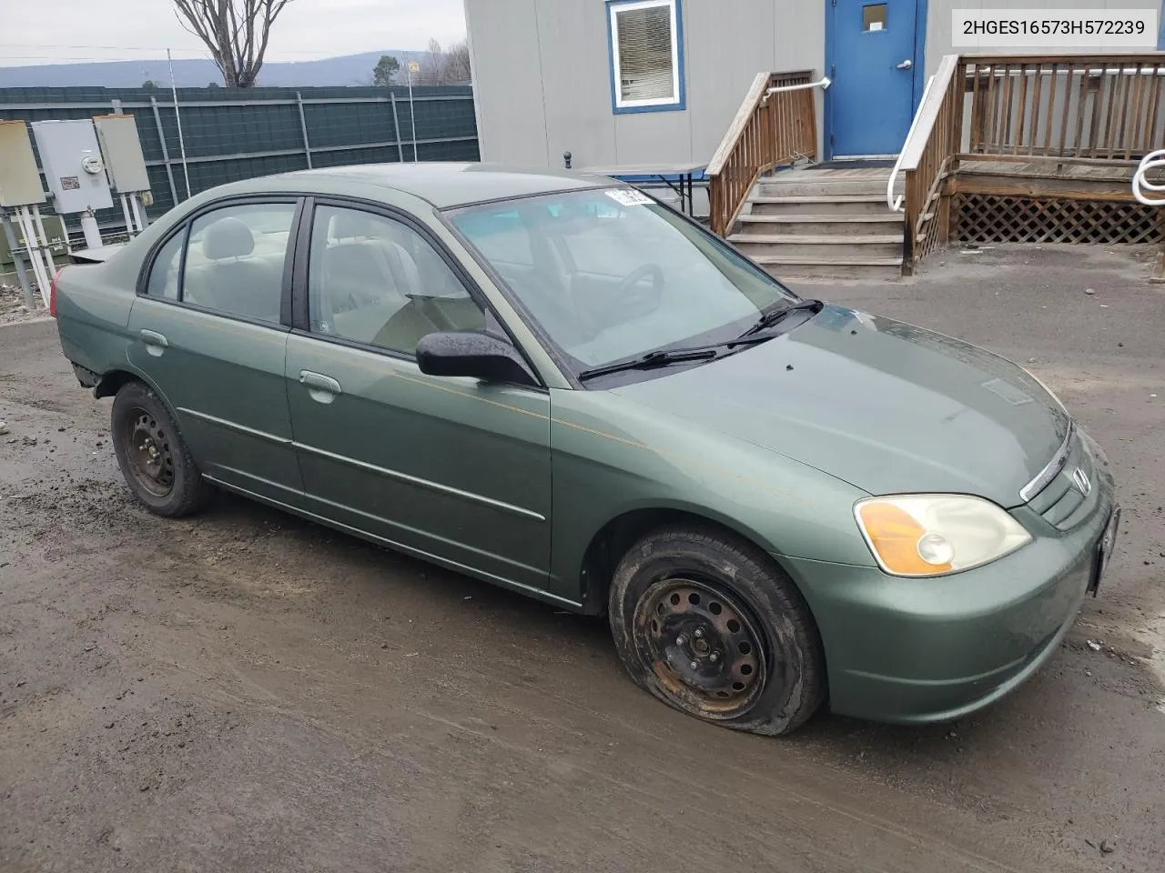 2003 Honda Civic Lx VIN: 2HGES16573H572239 Lot: 58300134