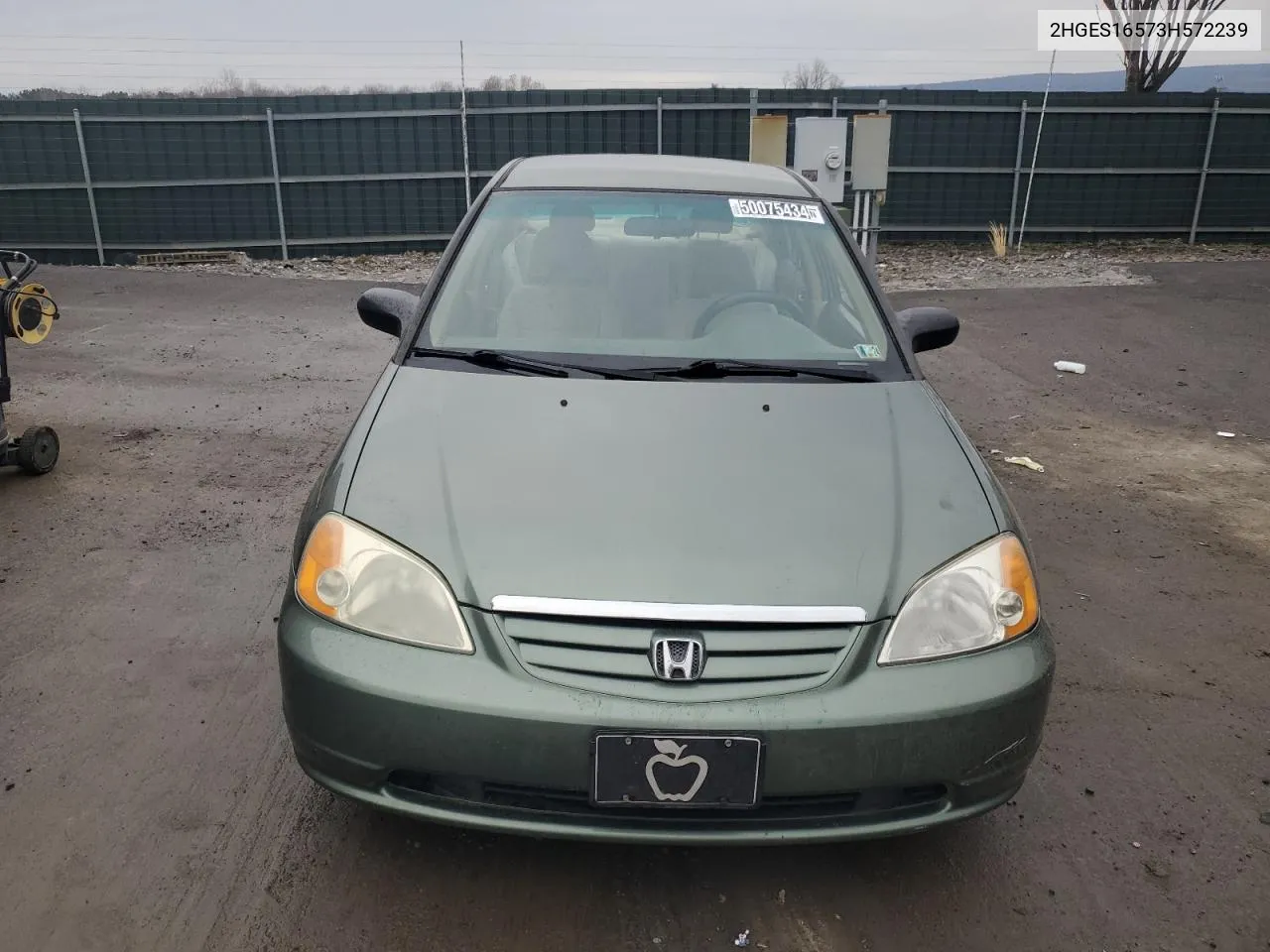 2HGES16573H572239 2003 Honda Civic Lx