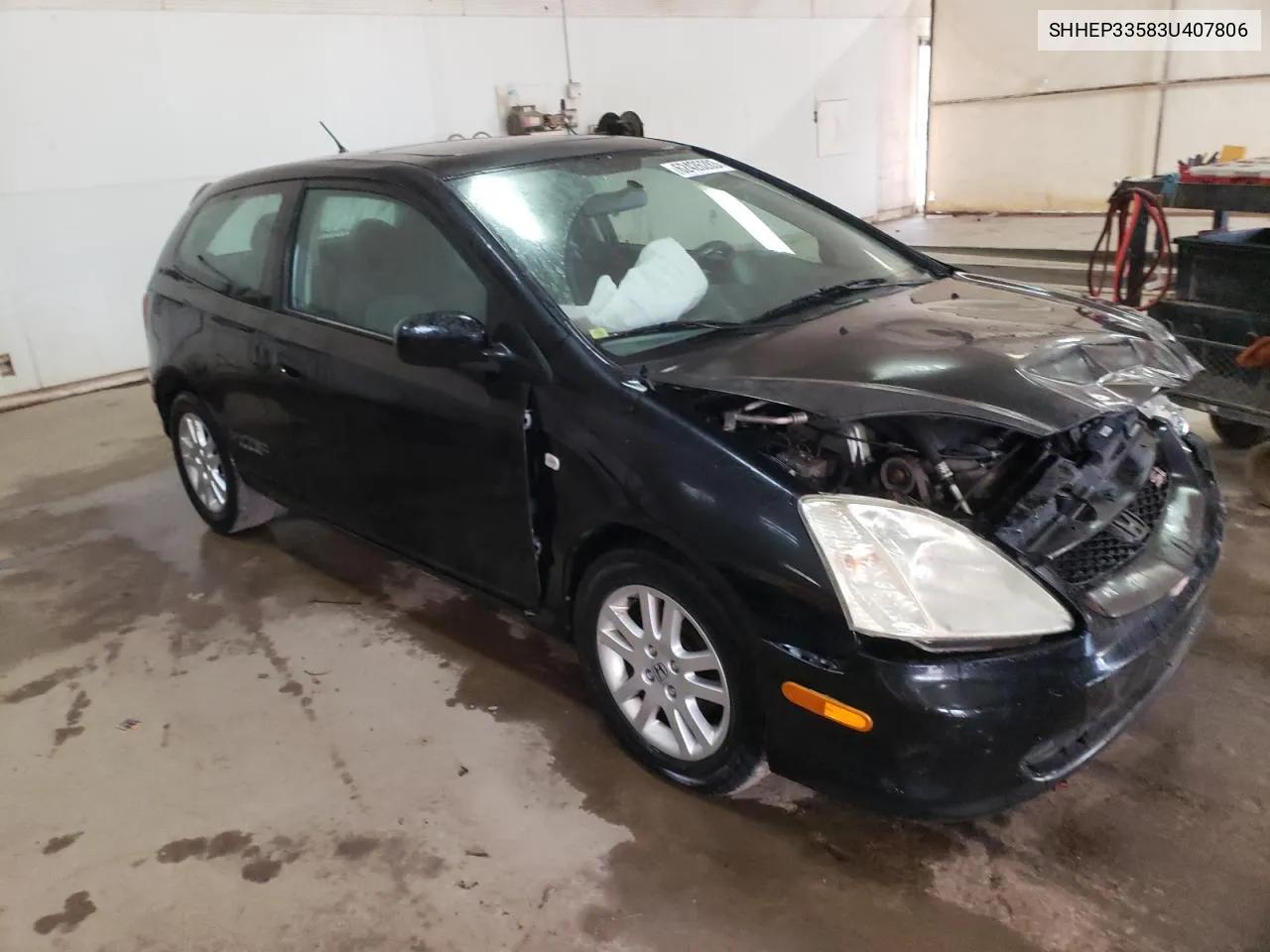 2003 Honda Civic Si VIN: SHHEP33583U407806 Lot: 62426283