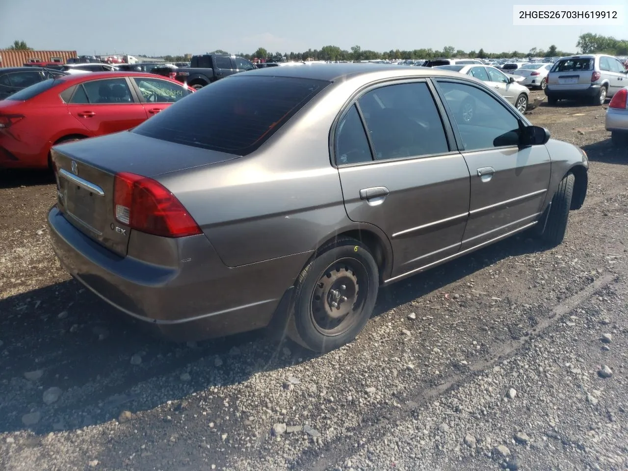 2HGES26703H619912 2003 Honda Civic Ex