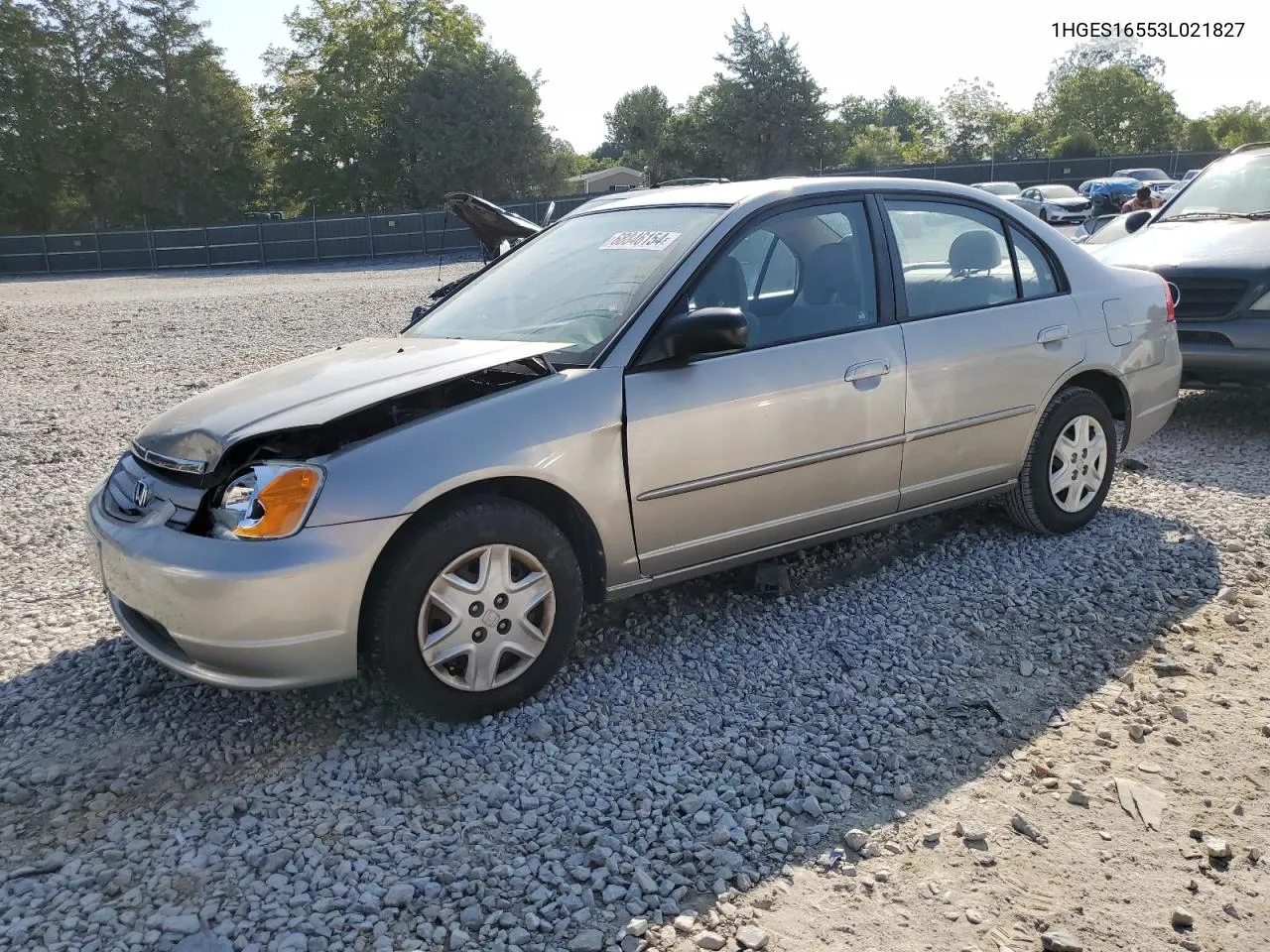 1HGES16553L021827 2003 Honda Civic Lx