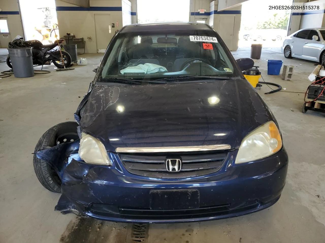 2HGES26803H515378 2003 Honda Civic Ex