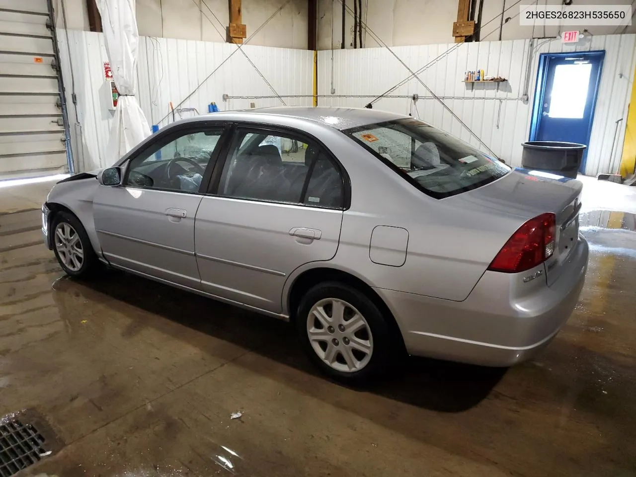 2003 Honda Civic Ex VIN: 2HGES26823H535650 Lot: 72764524