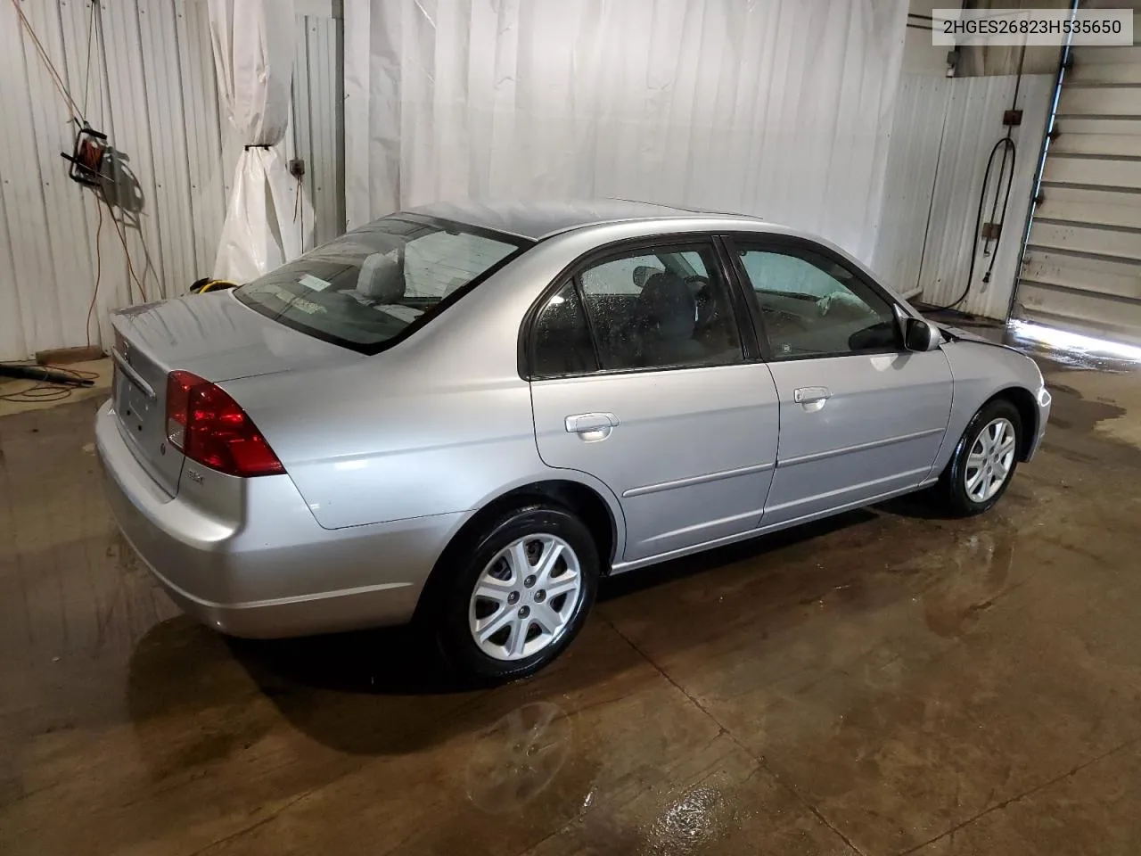 2003 Honda Civic Ex VIN: 2HGES26823H535650 Lot: 72764524