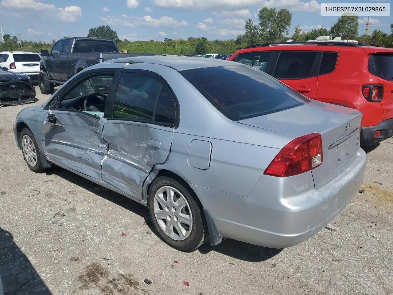 2003 Honda Civic Ex VIN: 1HGES267X3L029865 Lot: 73227924