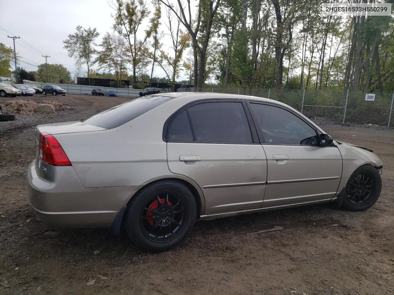 2003 Honda Civic Lx VIN: 2HGES16533H550299 Lot: 73280934