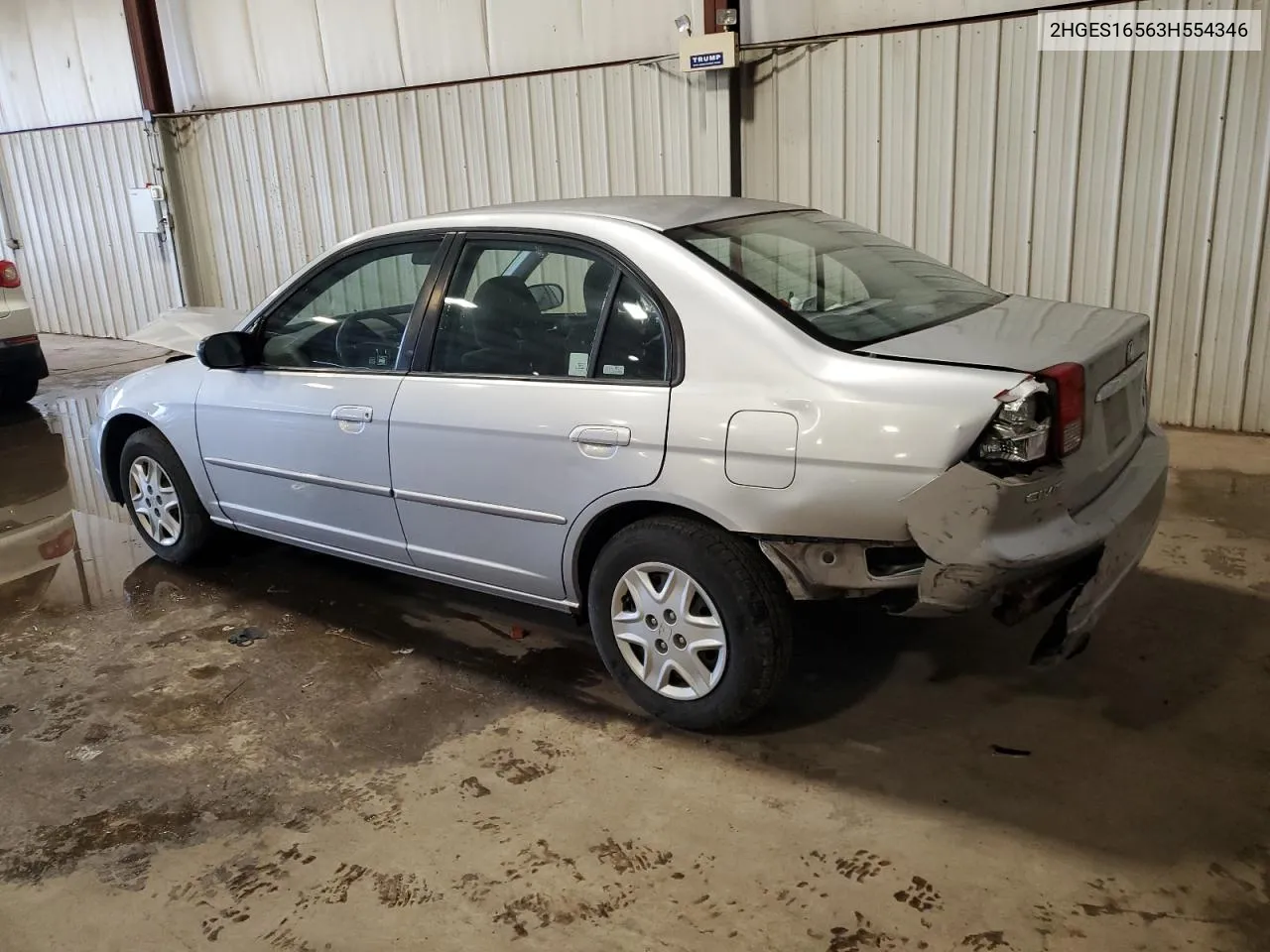 2003 Honda Civic Lx VIN: 2HGES16563H554346 Lot: 73477974