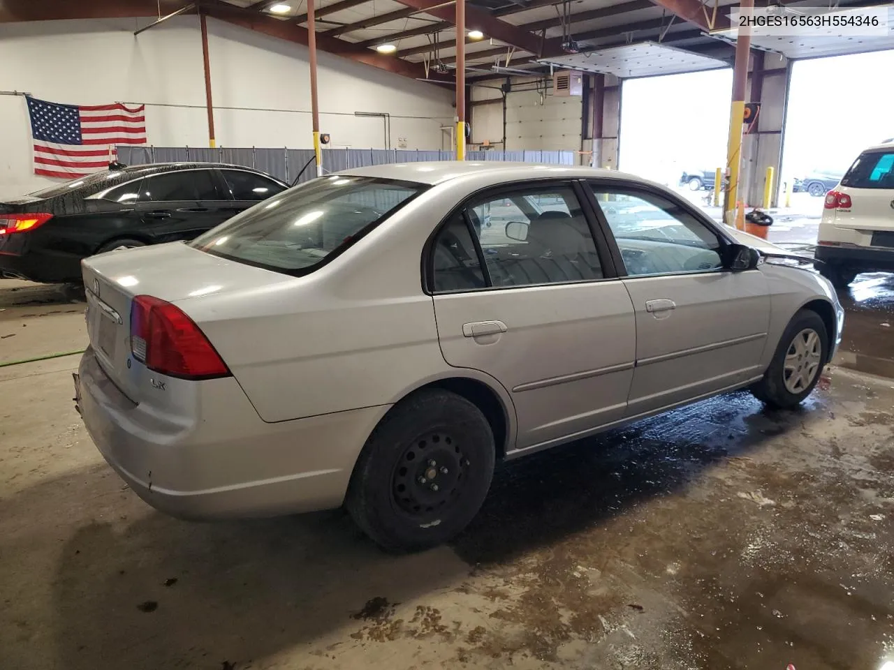 2003 Honda Civic Lx VIN: 2HGES16563H554346 Lot: 73477974