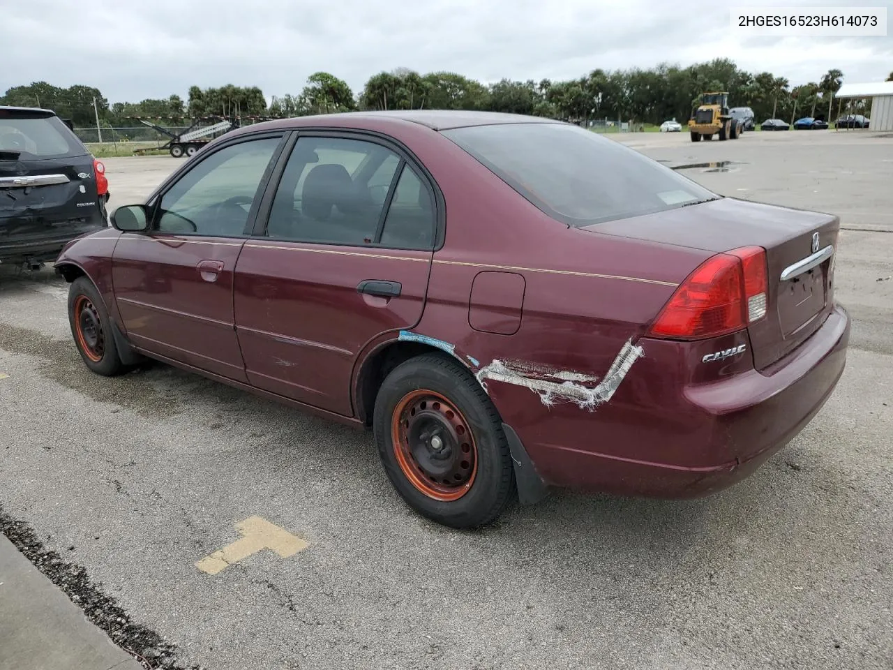 2003 Honda Civic Lx VIN: 2HGES16523H614073 Lot: 74837744