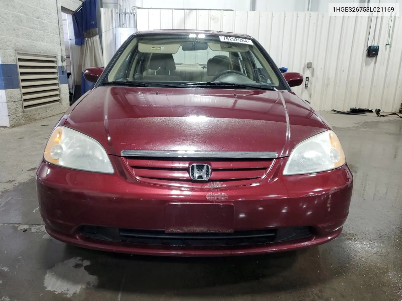 2003 Honda Civic Ex VIN: 1HGES26753L021169 Lot: 76288984