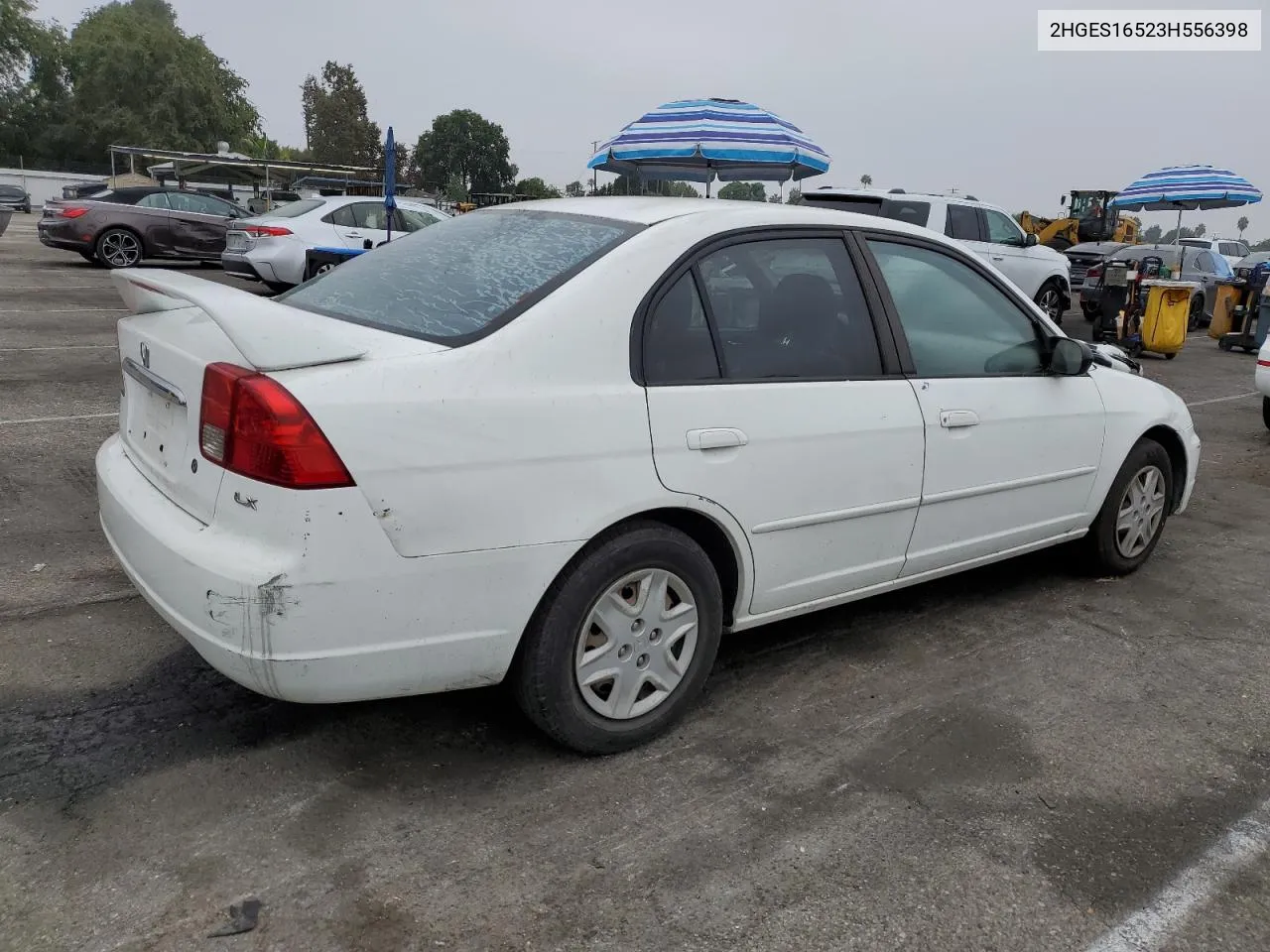 2003 Honda Civic Lx VIN: 2HGES16523H556398 Lot: 76371504