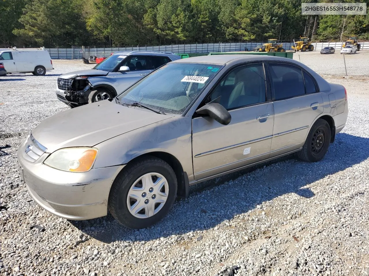 2HGES16553H548778 2003 Honda Civic Lx