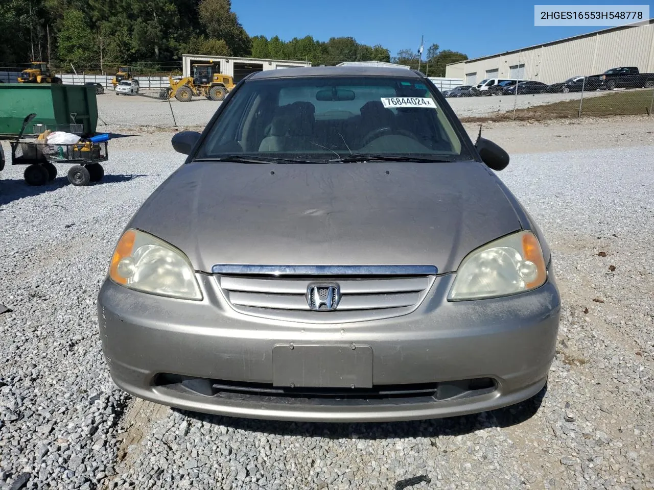 2HGES16553H548778 2003 Honda Civic Lx