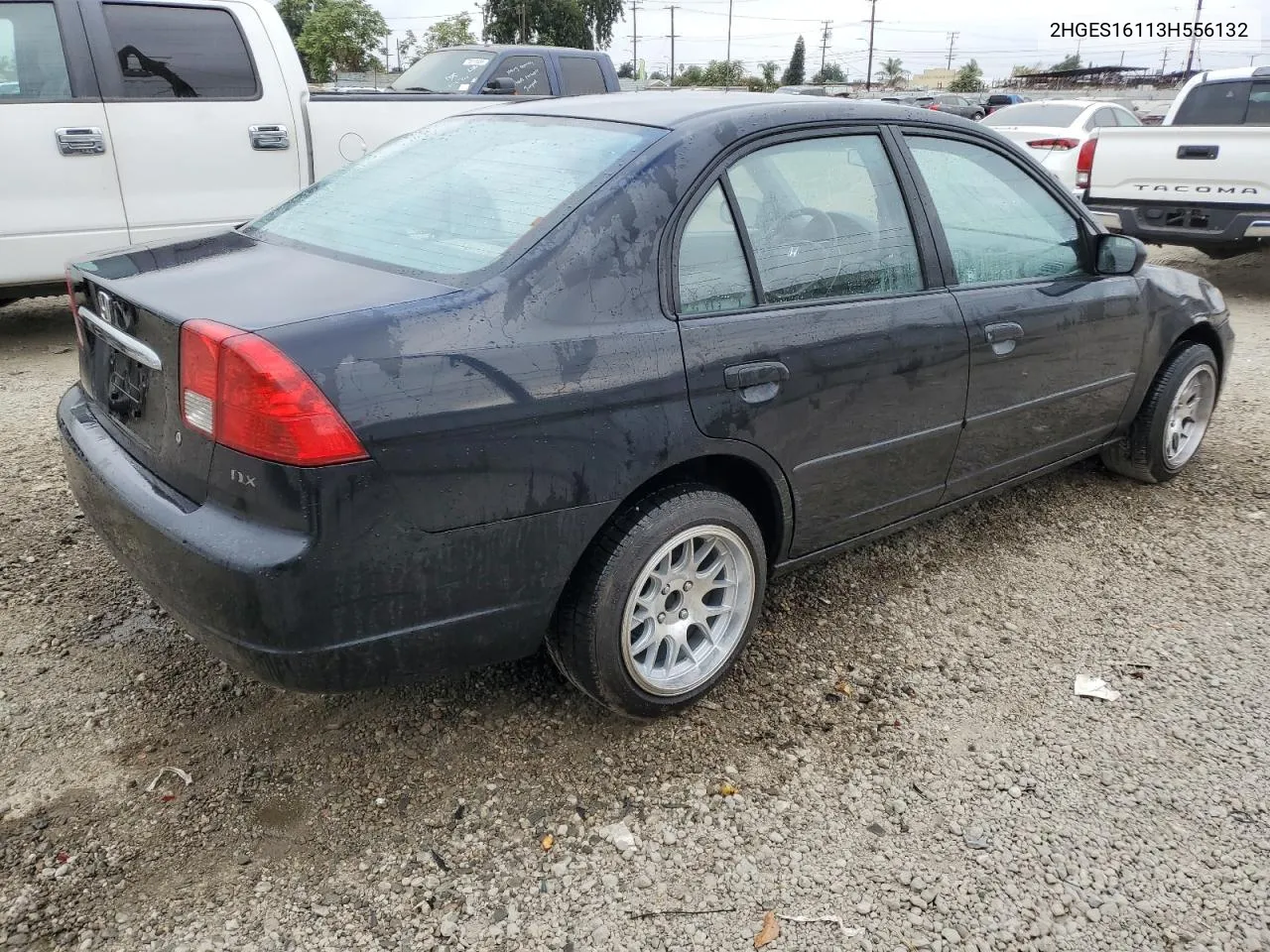 2003 Honda Civic Dx VIN: 2HGES16113H556132 Lot: 76865514