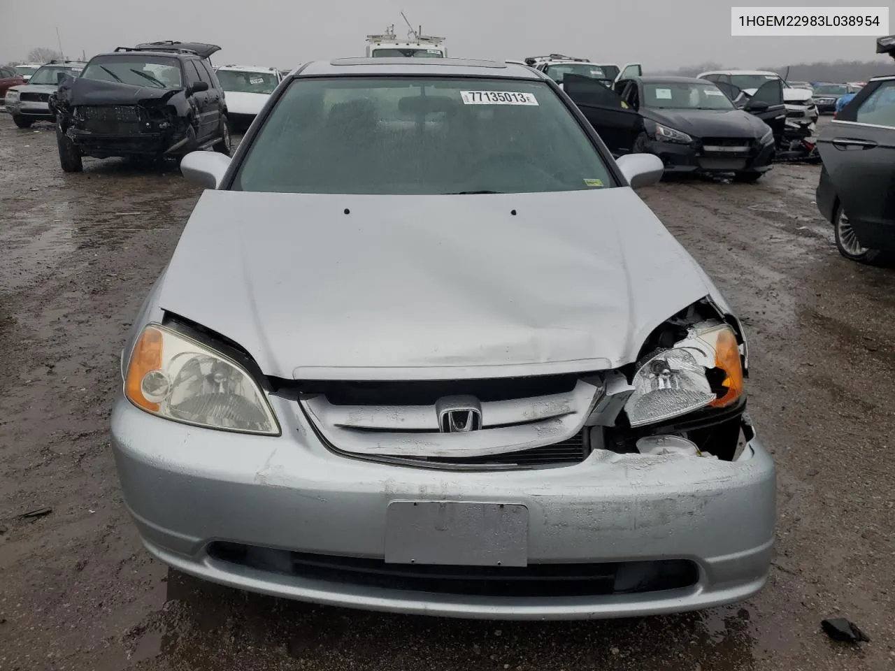 1HGEM22983L038954 2003 Honda Civic Ex