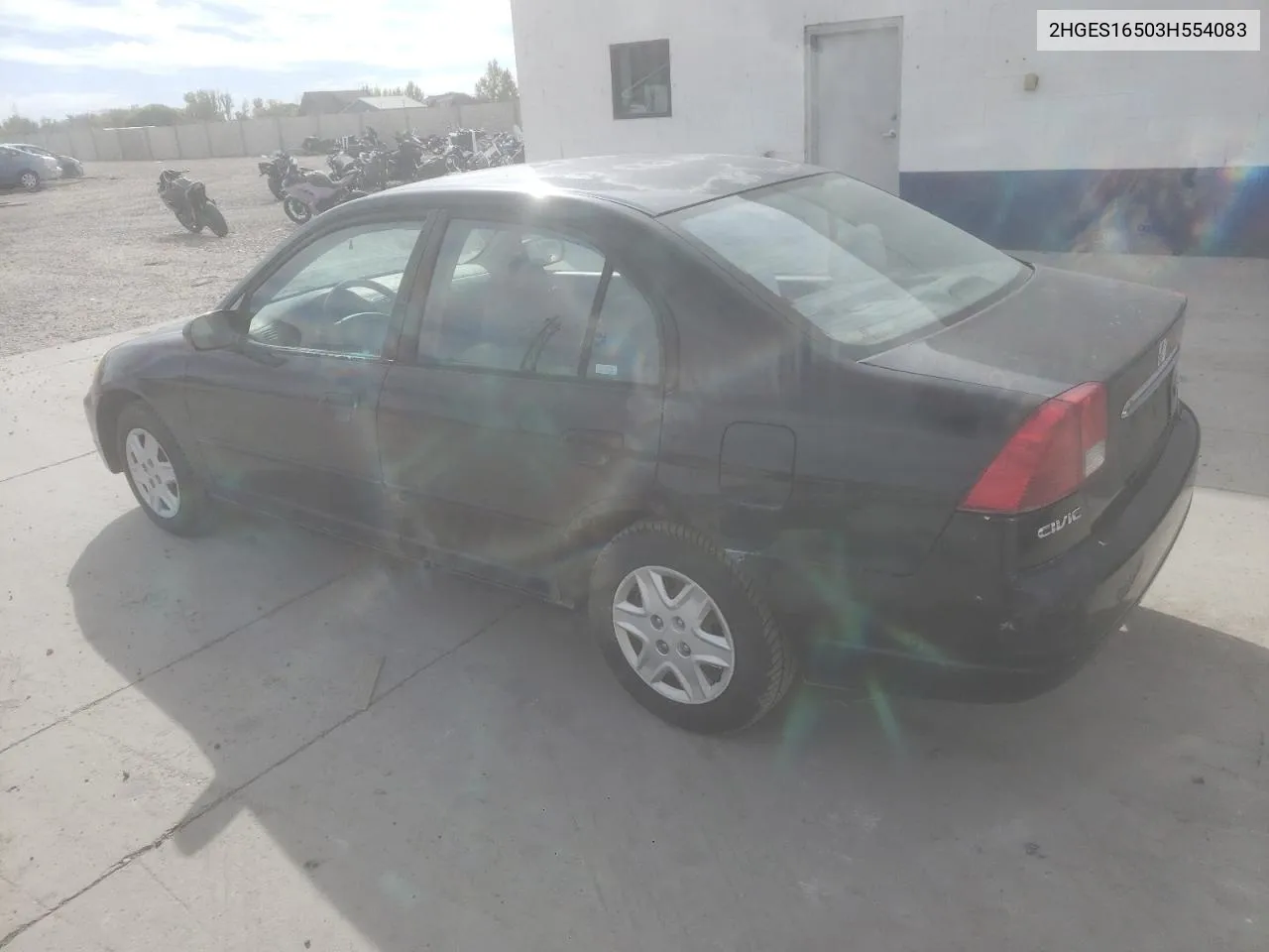 2003 Honda Civic Lx VIN: 2HGES16503H554083 Lot: 77247294