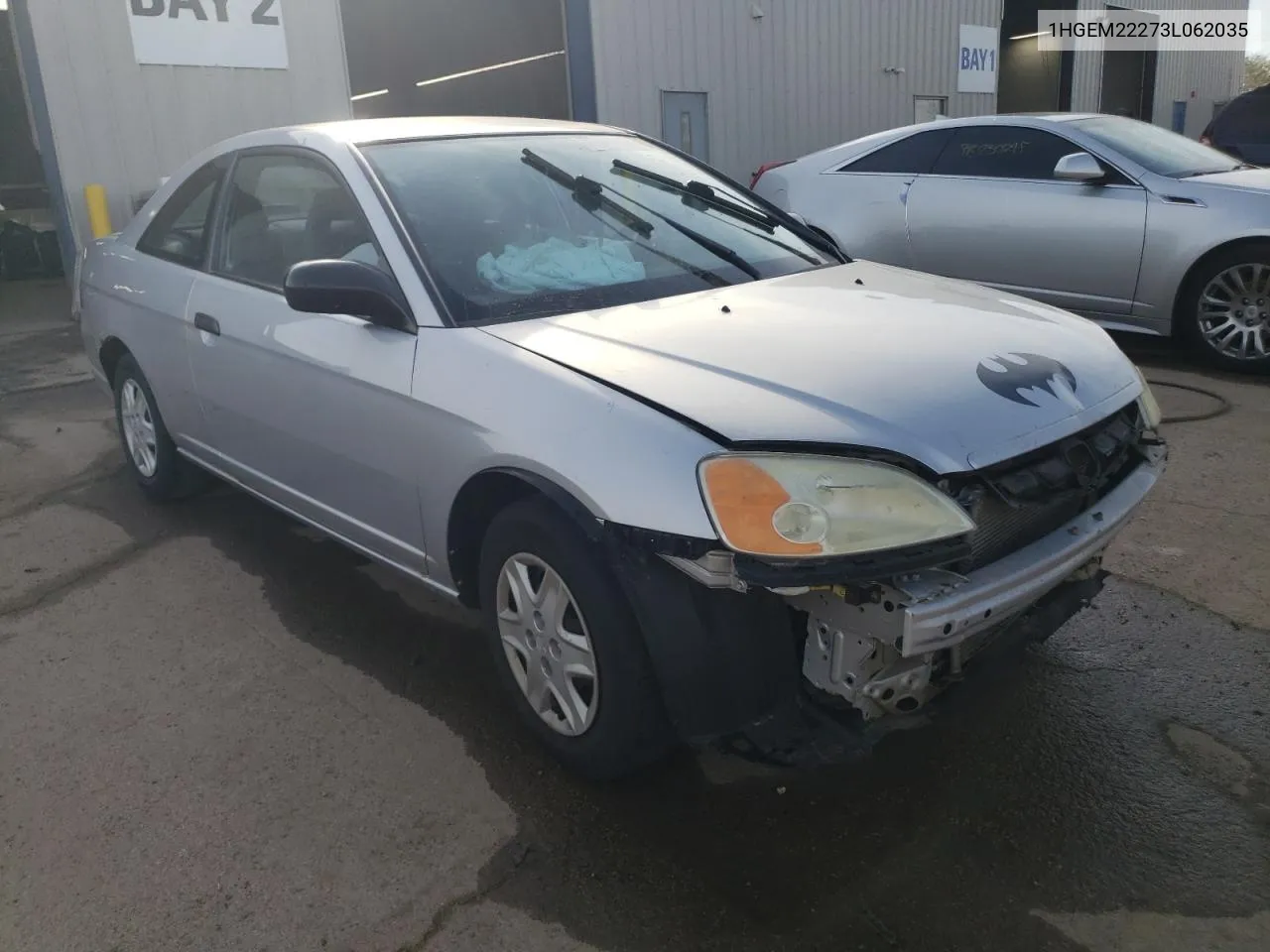 2003 Honda Civic Dx VIN: 1HGEM22273L062035 Lot: 77841164