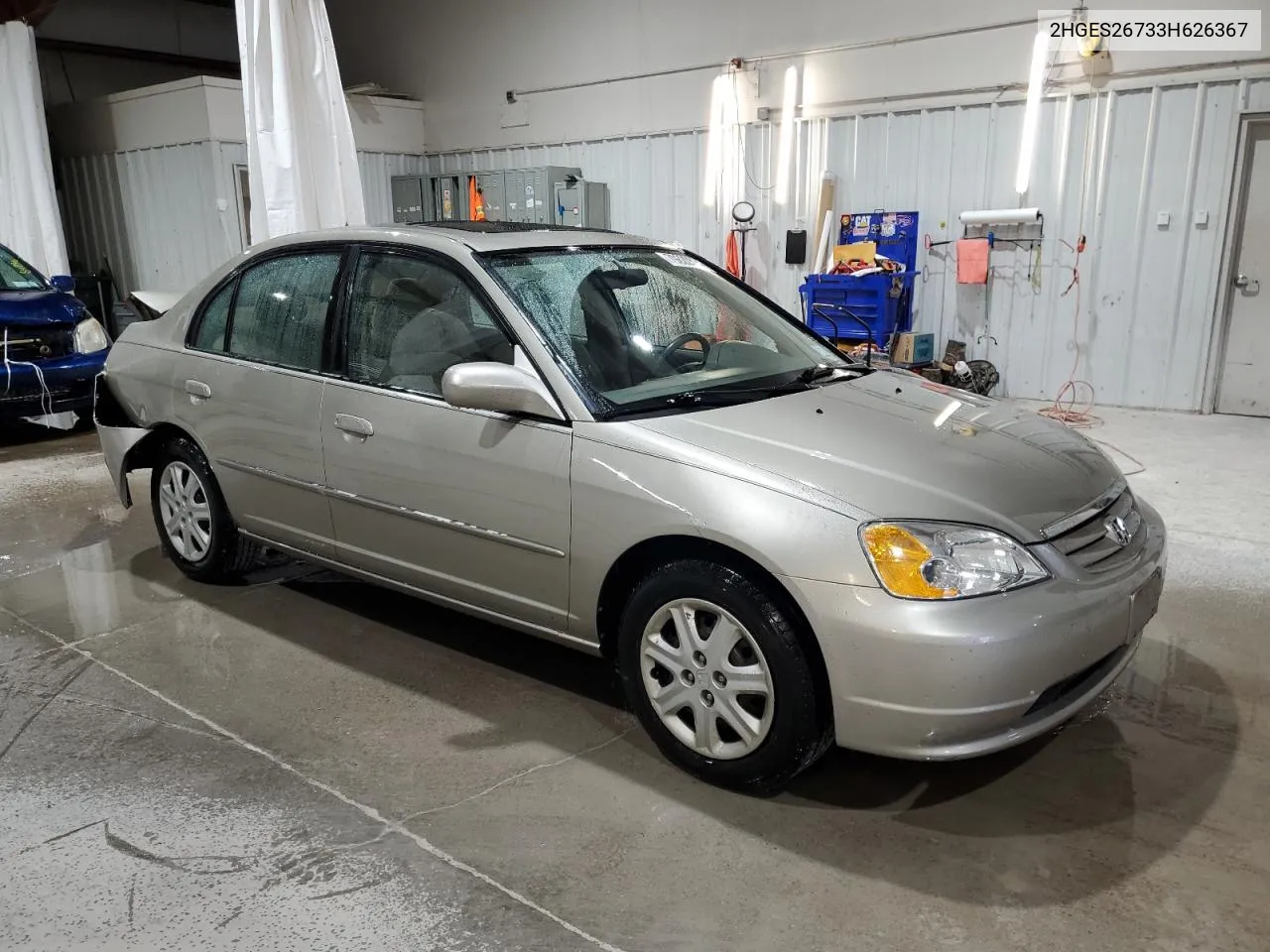 2003 Honda Civic Ex VIN: 2HGES26733H626367 Lot: 79820324