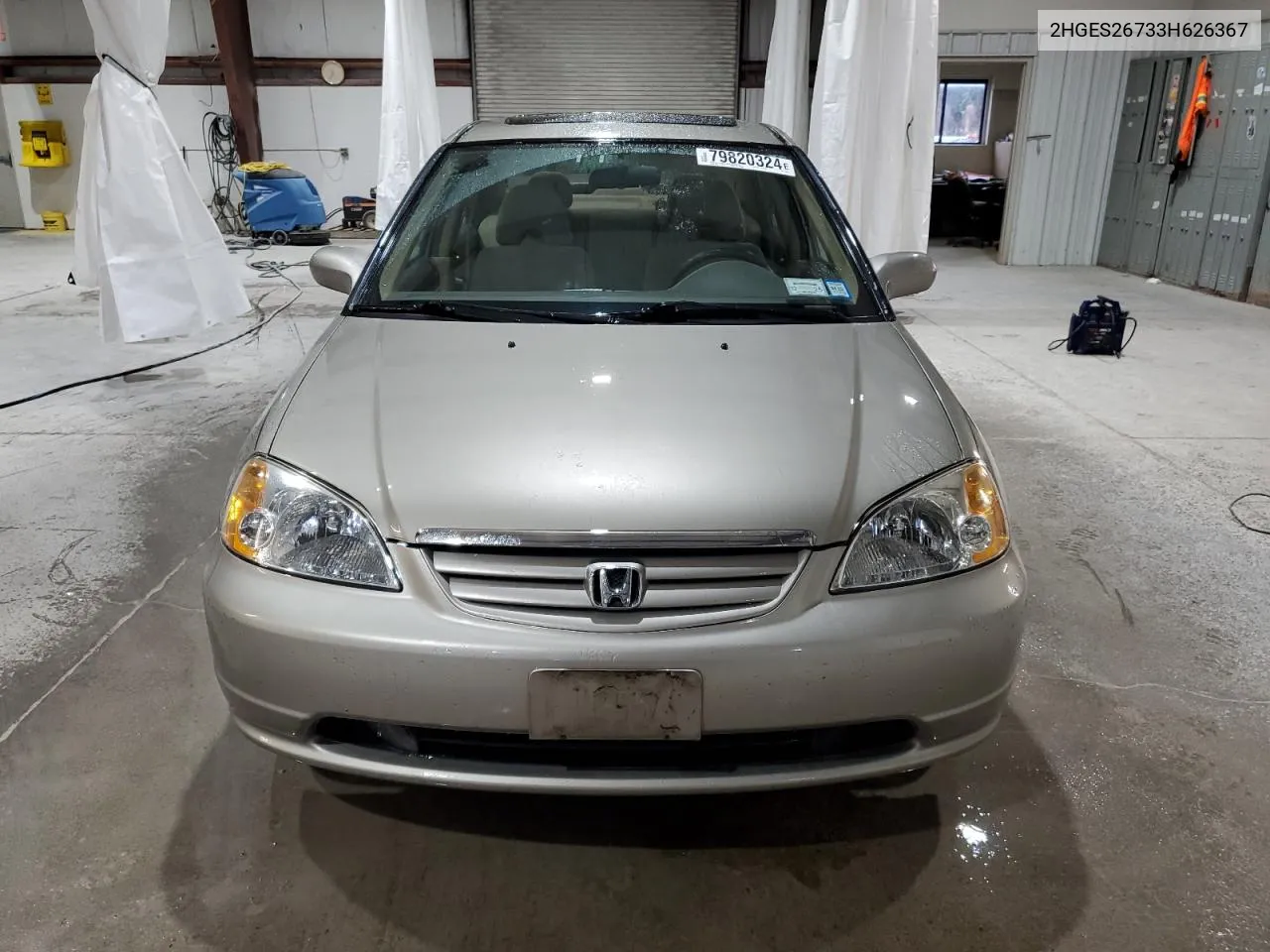 2003 Honda Civic Ex VIN: 2HGES26733H626367 Lot: 79820324