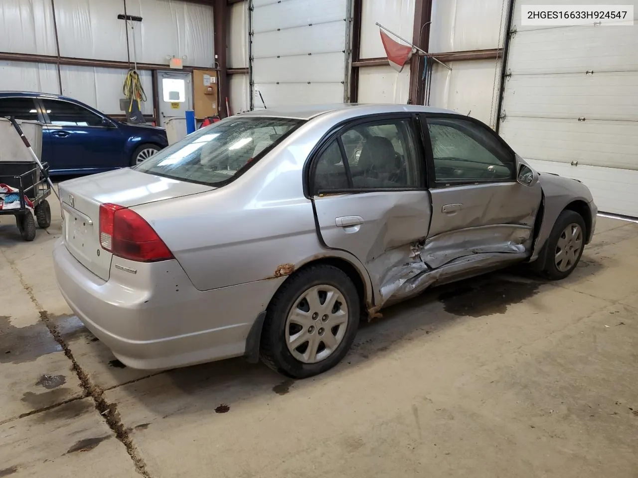 2003 Honda Civic Lx VIN: 2HGES16633H924547 Lot: 79869404