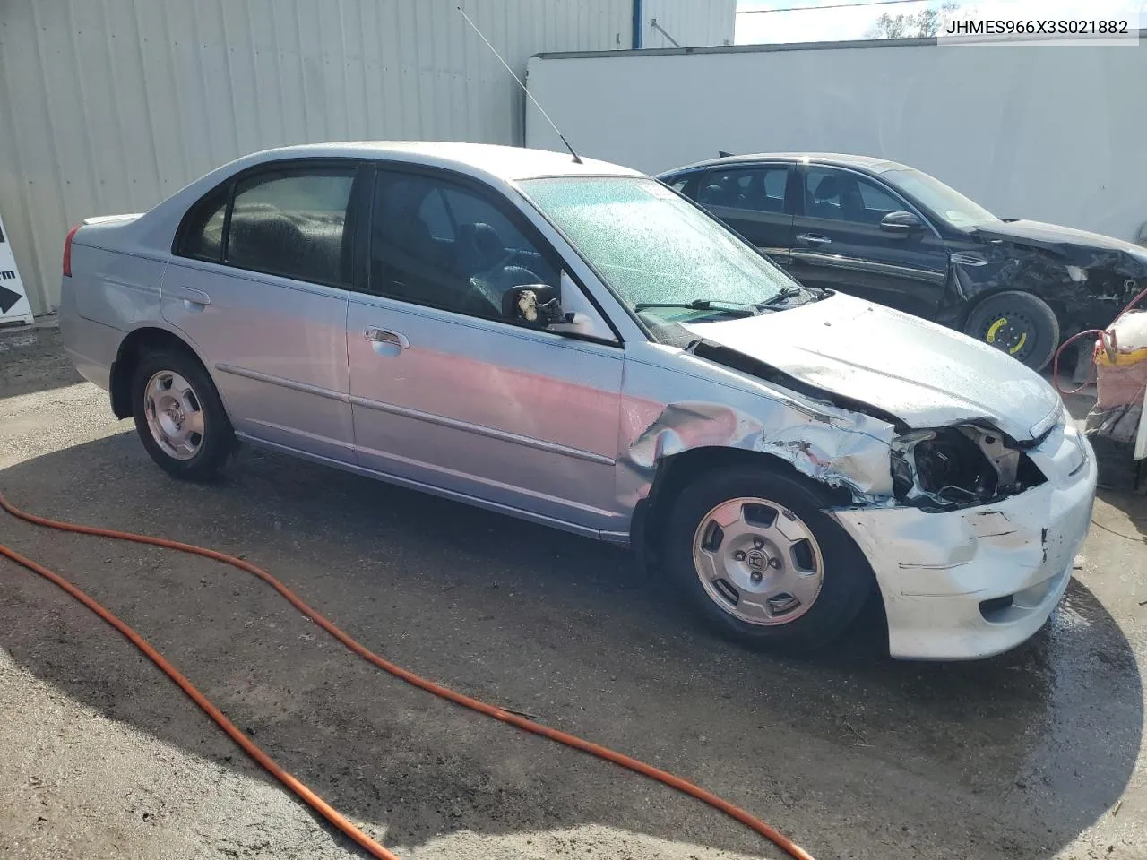 2003 Honda Civic Hybrid VIN: JHMES966X3S021882 Lot: 80666354