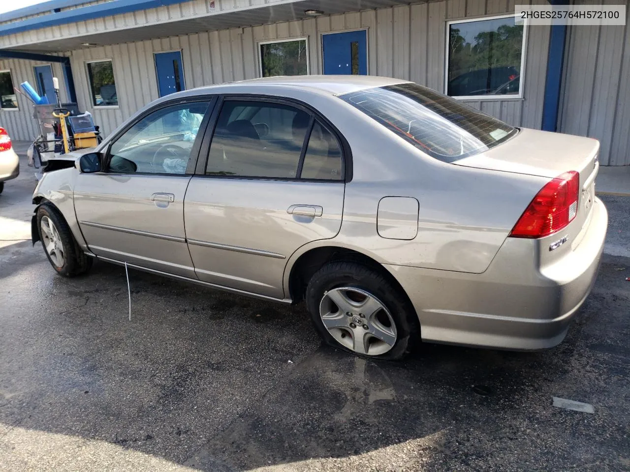 2004 Honda Civic Ex VIN: 2HGES25764H572100 Lot: 42673674