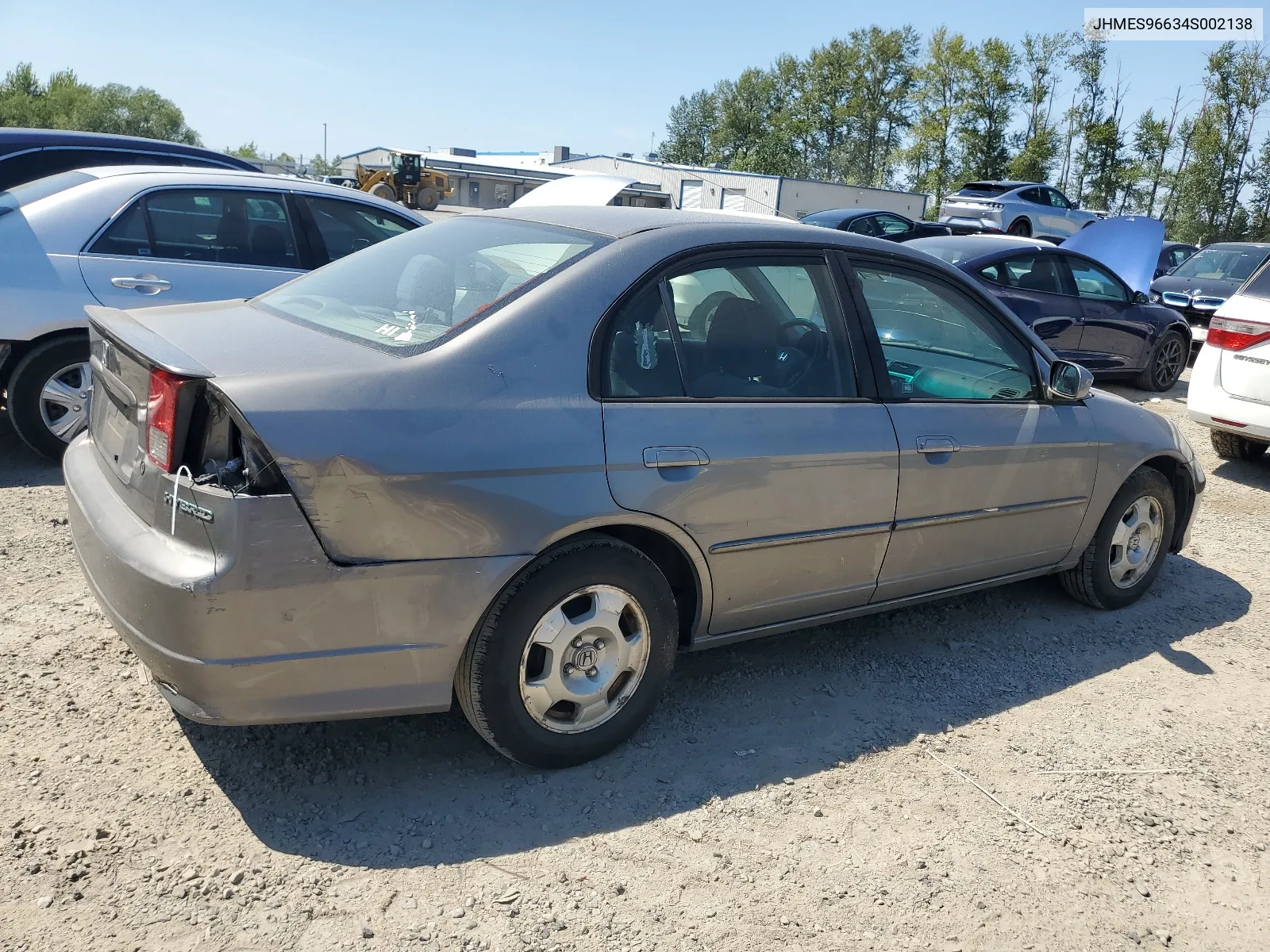 2004 Honda Civic Hybrid VIN: JHMES96634S002138 Lot: 59303754