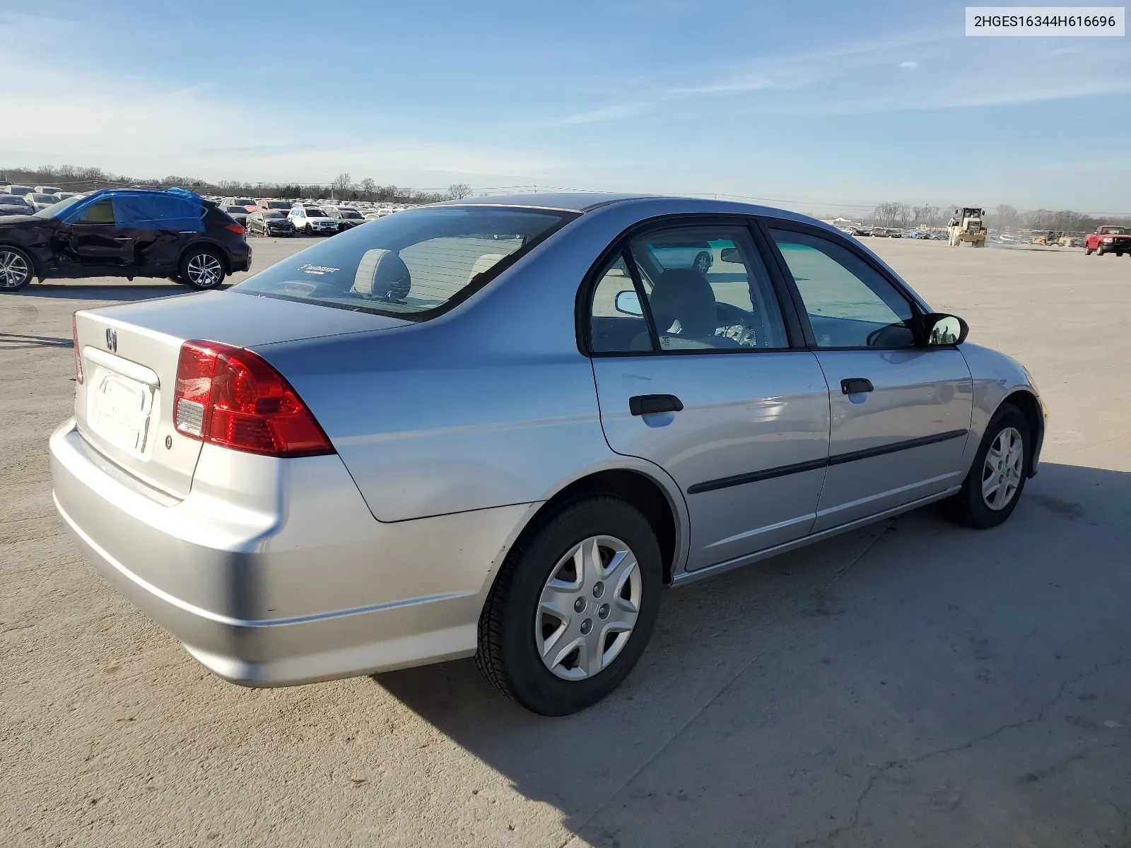 2004 Honda Civic Dx Vp VIN: 2HGES16344H616696 Lot: 60273924