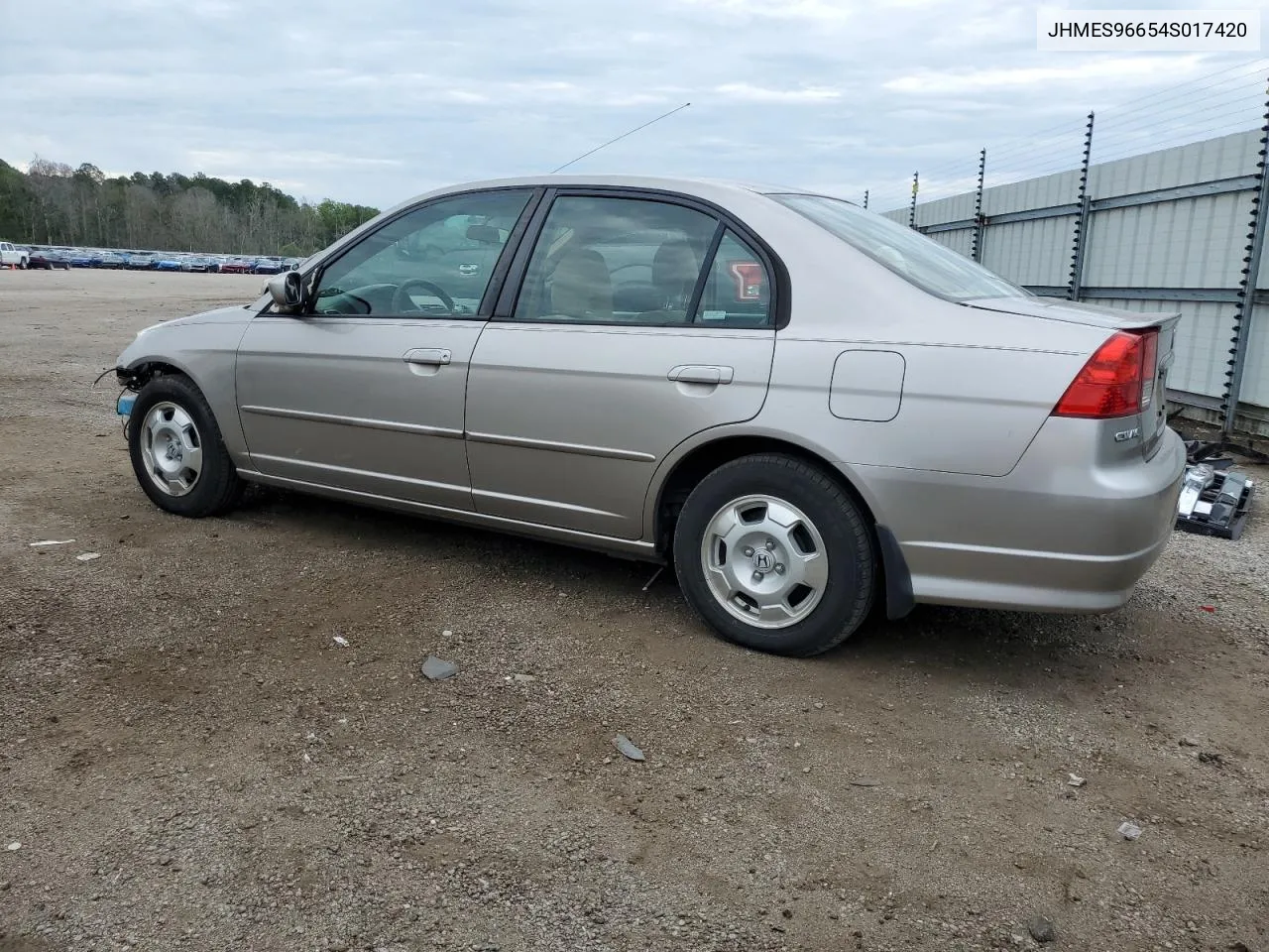 2004 Honda Civic Hybrid VIN: JHMES96654S017420 Lot: 63022884