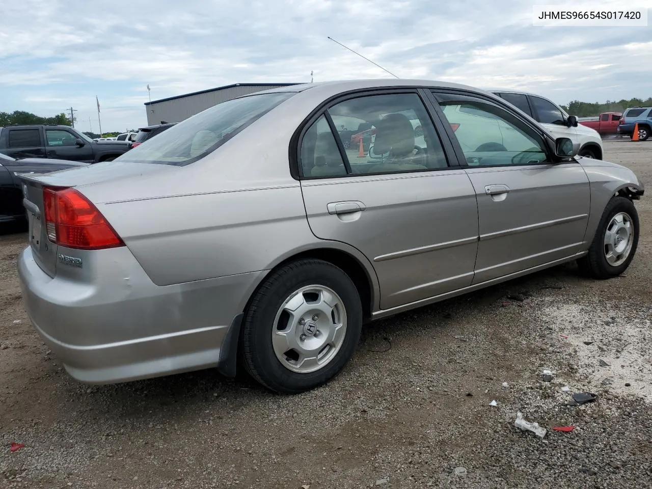 2004 Honda Civic Hybrid VIN: JHMES96654S017420 Lot: 63022884