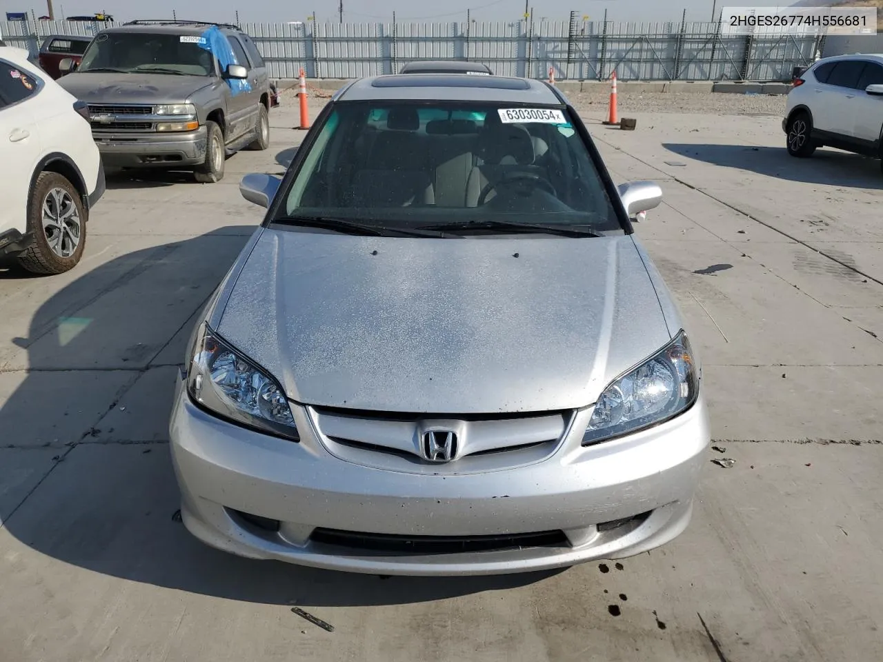 2004 Honda Civic Ex VIN: 2HGES26774H556681 Lot: 63030054