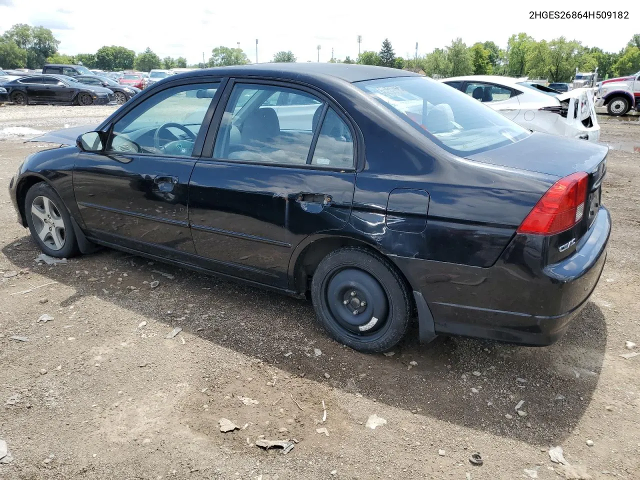 2004 Honda Civic Ex VIN: 2HGES26864H509182 Lot: 63519474