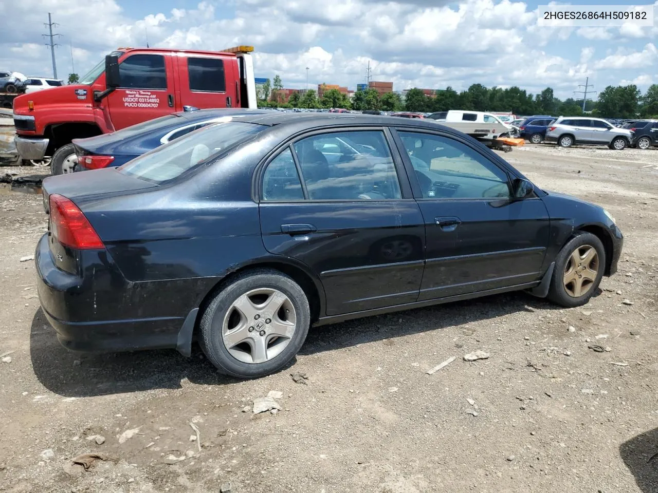 2004 Honda Civic Ex VIN: 2HGES26864H509182 Lot: 63519474