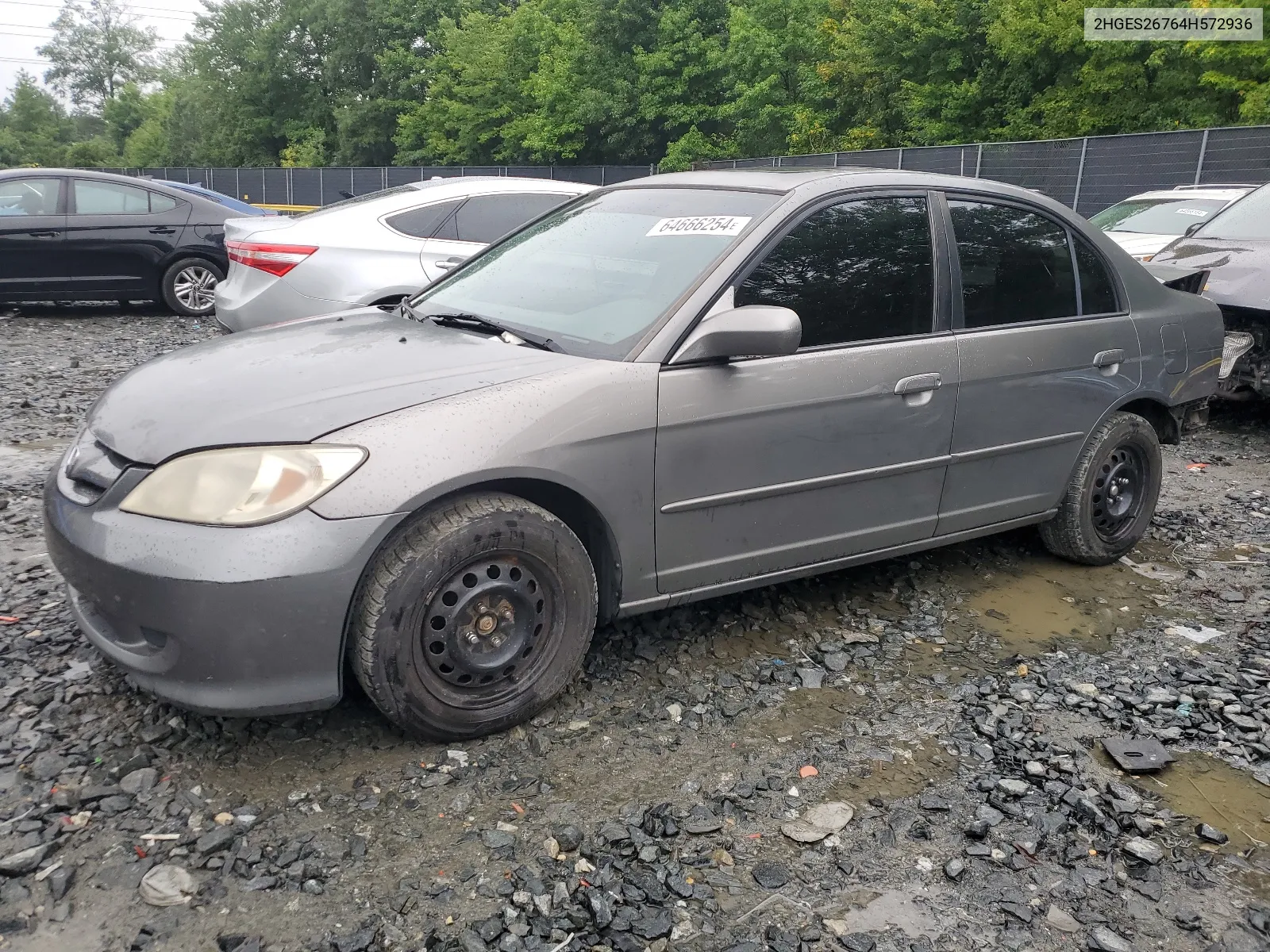 2HGES26764H572936 2004 Honda Civic Ex