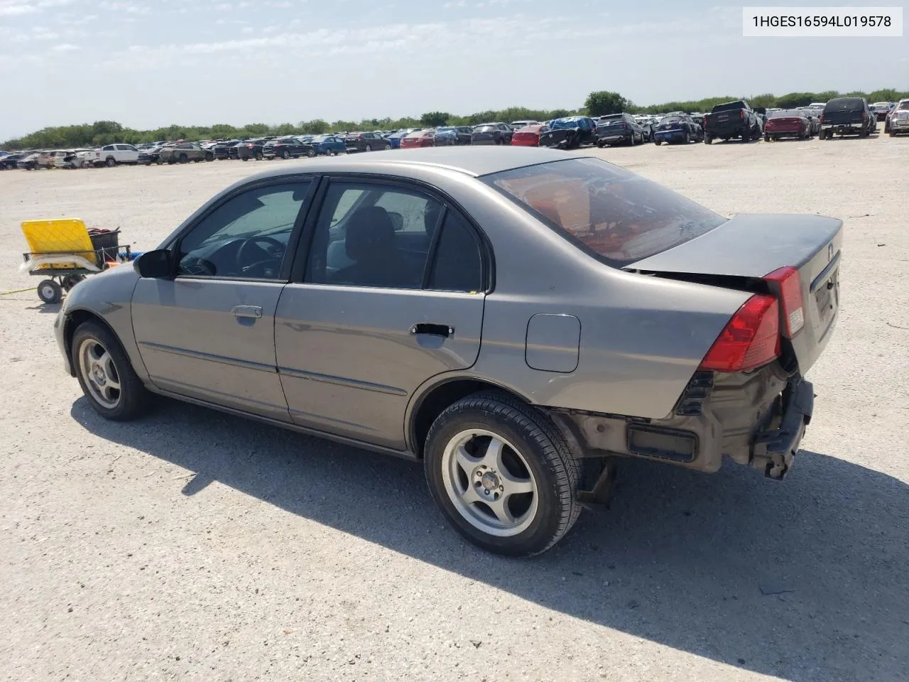 2004 Honda Civic Lx VIN: 1HGES16594L019578 Lot: 65588274