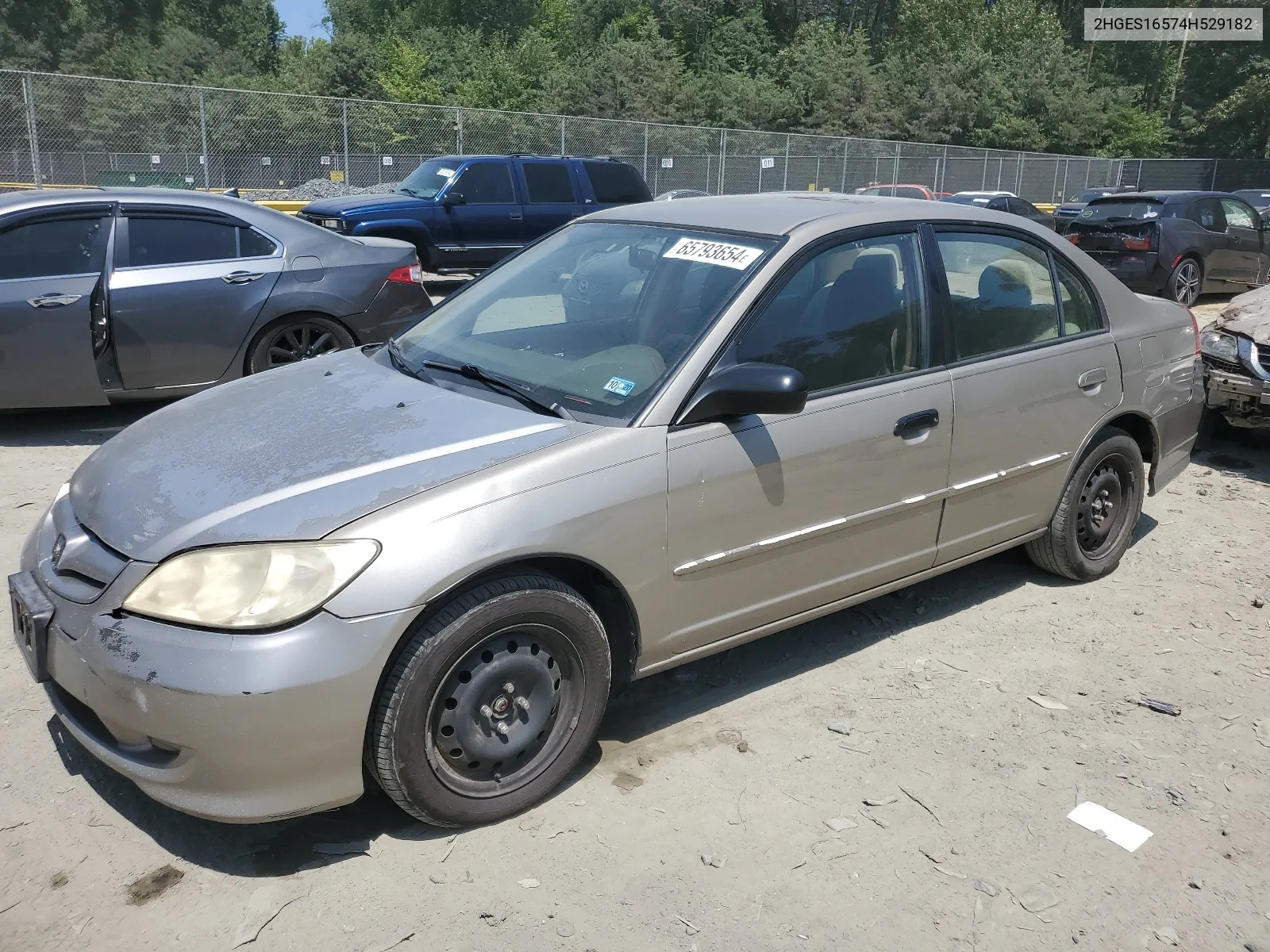 2HGES16574H529182 2004 Honda Civic Lx