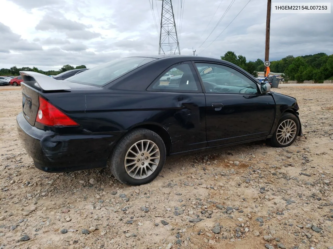 2004 Honda Civic Dx Vp VIN: 1HGEM22154L007253 Lot: 66167864